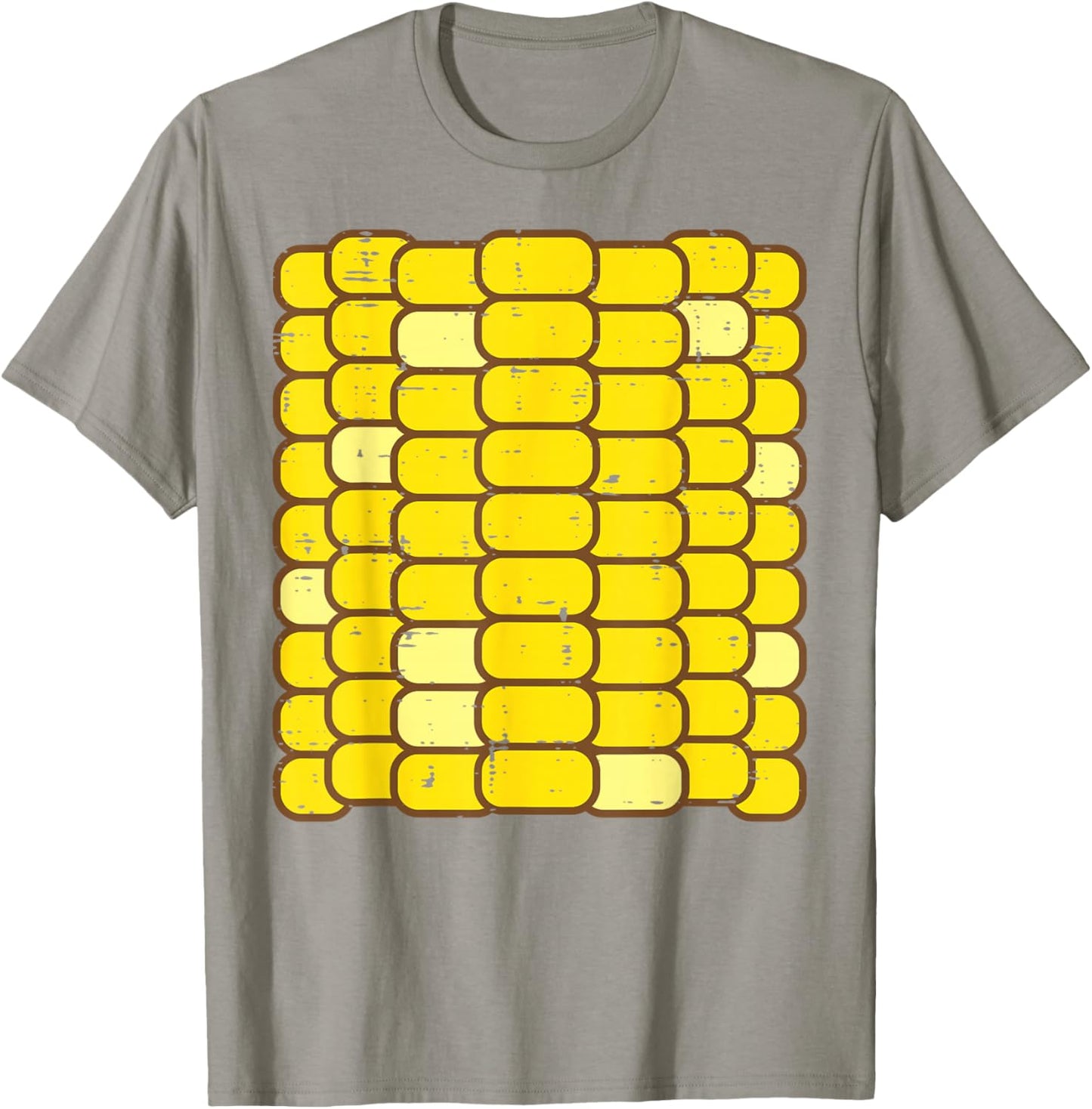 Corn Halloween Costume Funny Foodie Farmer Men Women Kids T-Shirt - T-Shirt | Sand