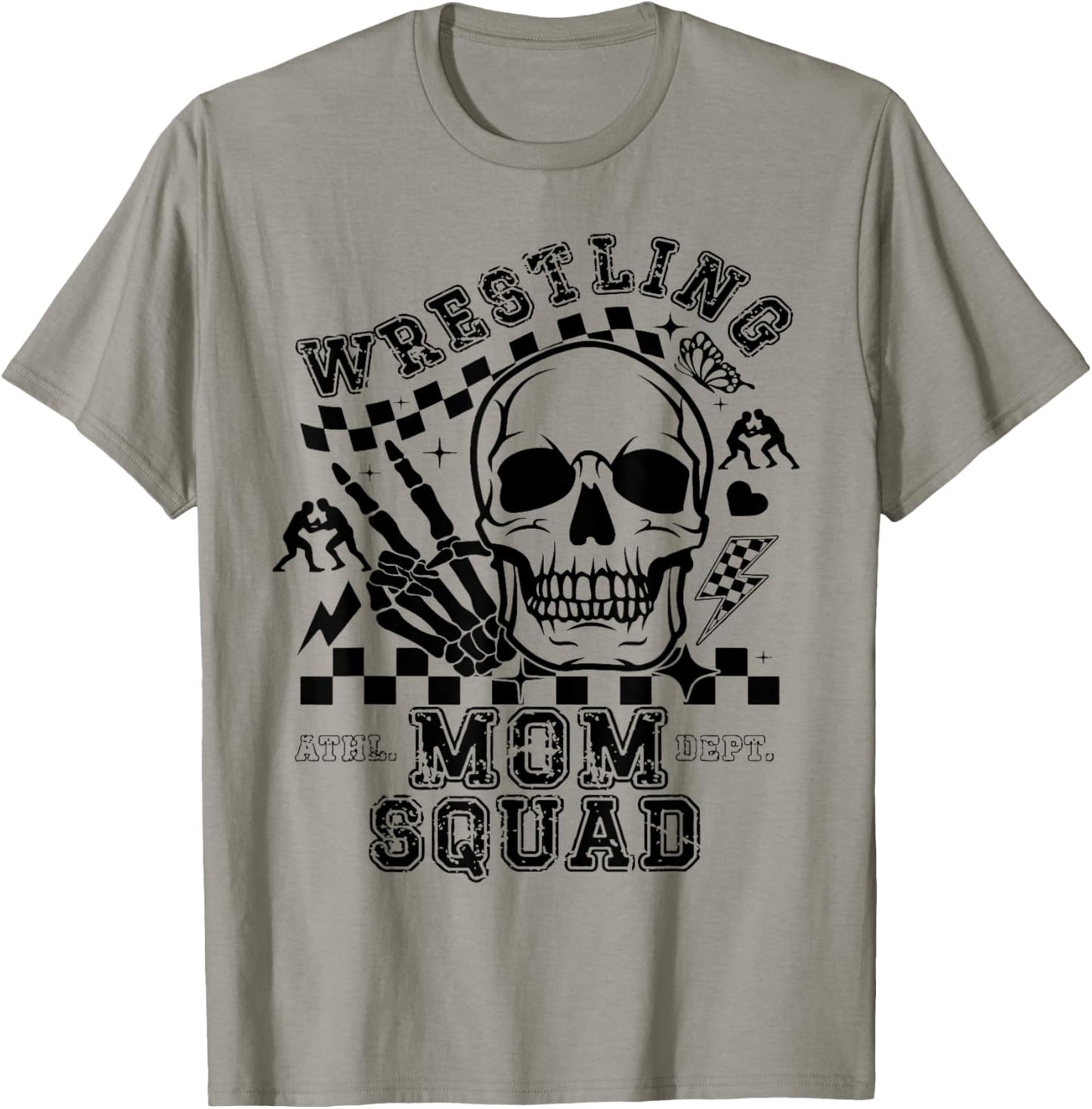 Wrestling Mom Squad T-Shirt - T-Shirt | Sand