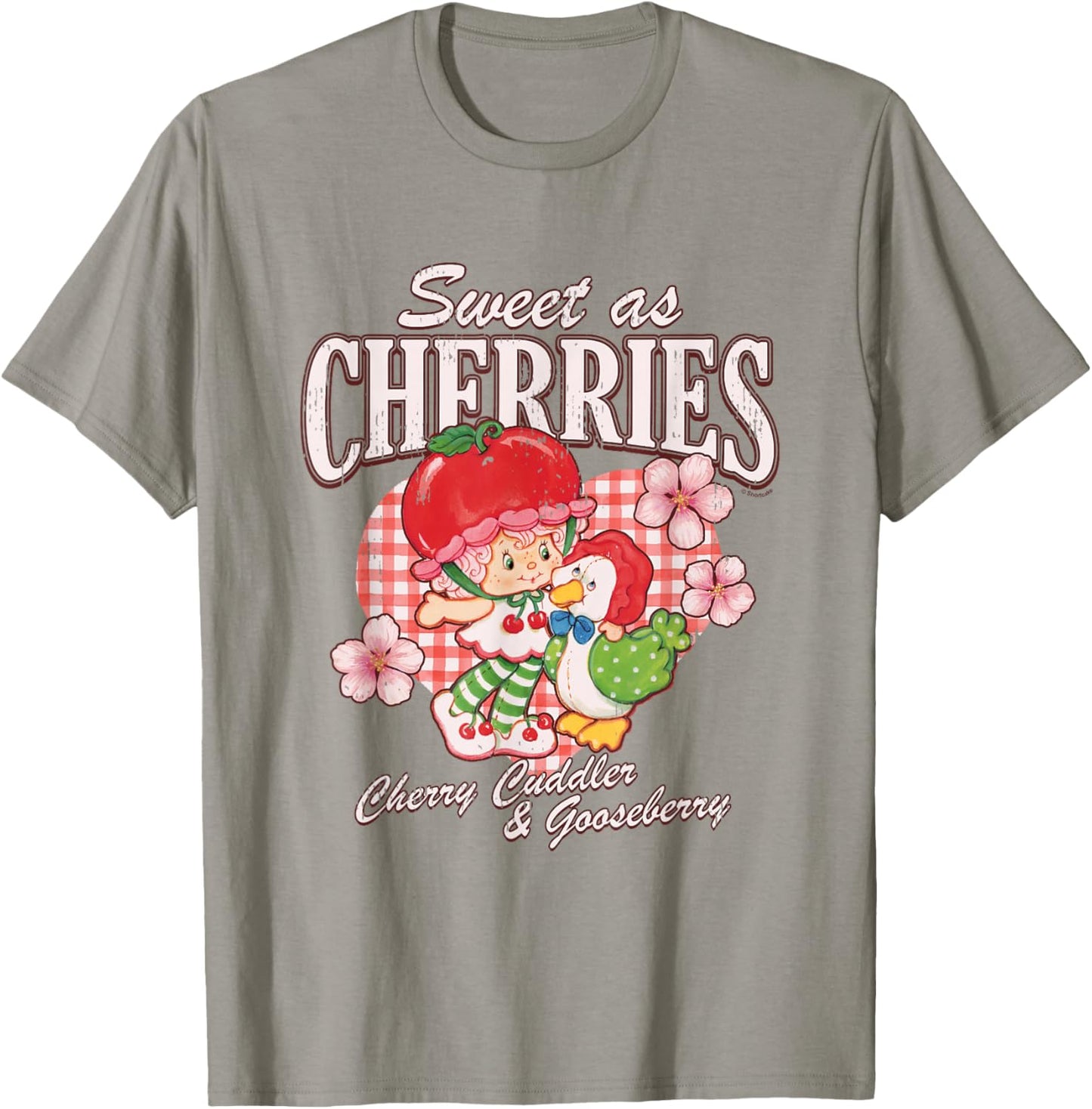 Strawberry Shortcake Sweet As Cherries Cherry & Gooseberry T-Shirt - T-Shirt | Sand