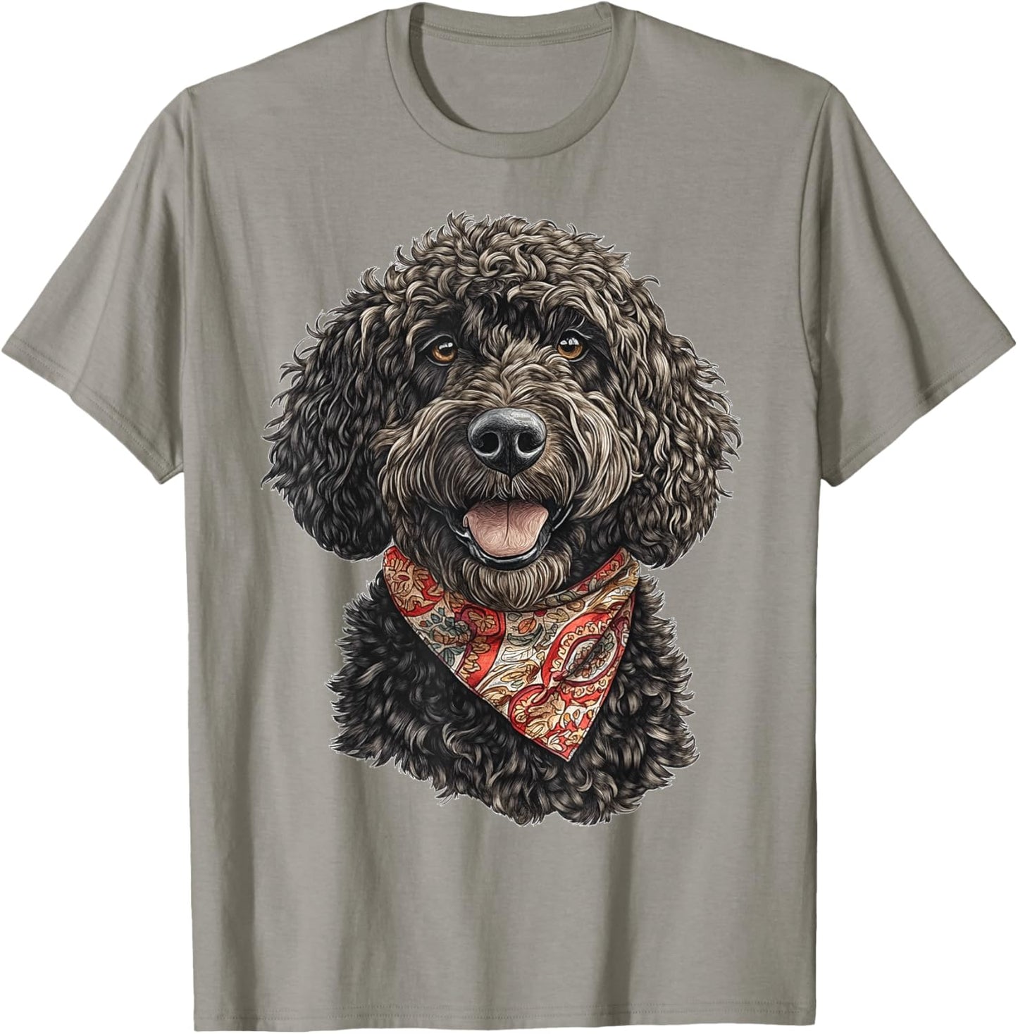 Labradoodle Dog Motif Pet Art Labradoodle T-Shirt - T-Shirt | Sand