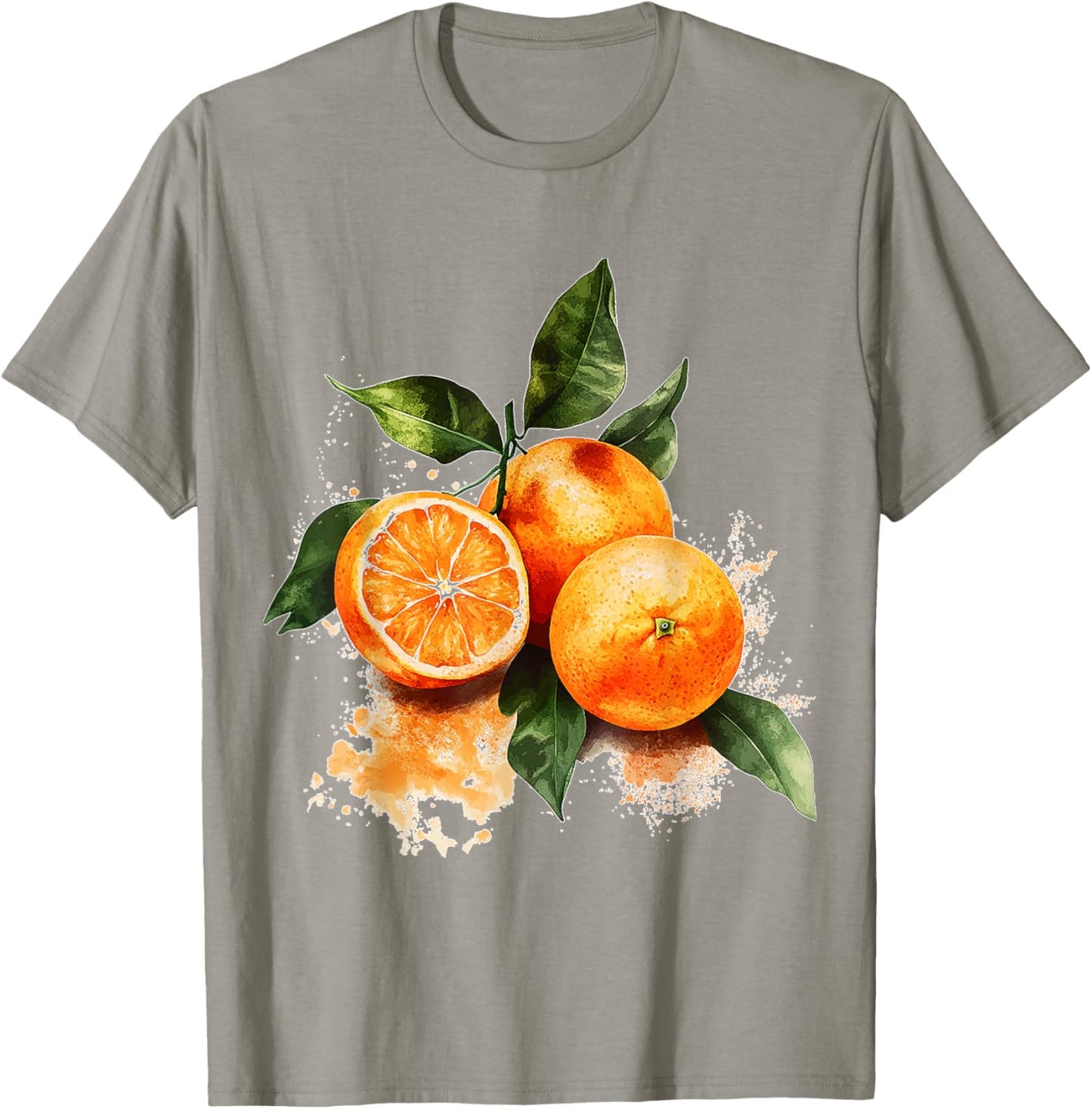 Oranges Fruit Motif Art Oranges T-Shirt - T-Shirt | Sand