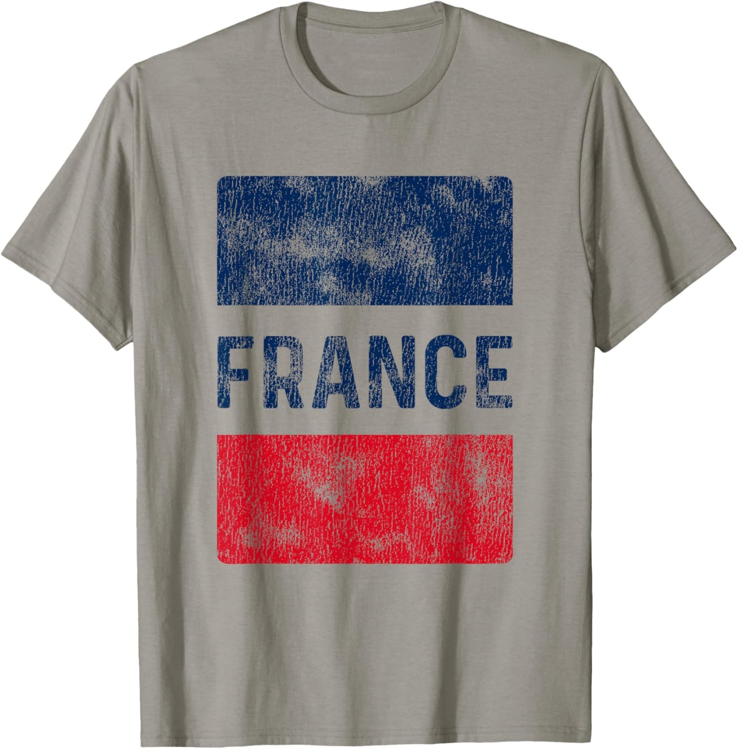 Vintage France Flag French Souvenir Men Women Kids T-Shirt - T-Shirt | Sand