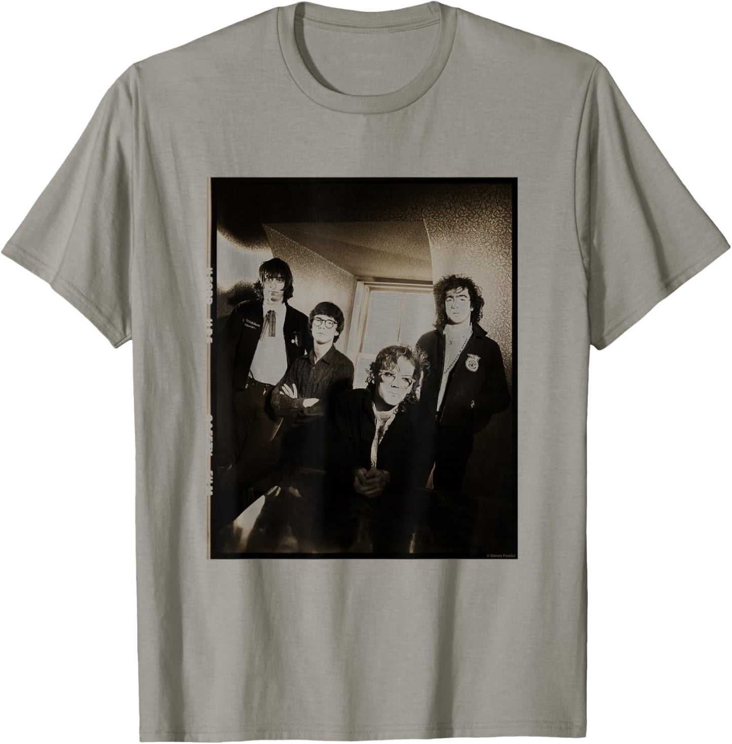 REM 1981 Band Photo By Simon Fowler T-Shirt - T-Shirt | Sand