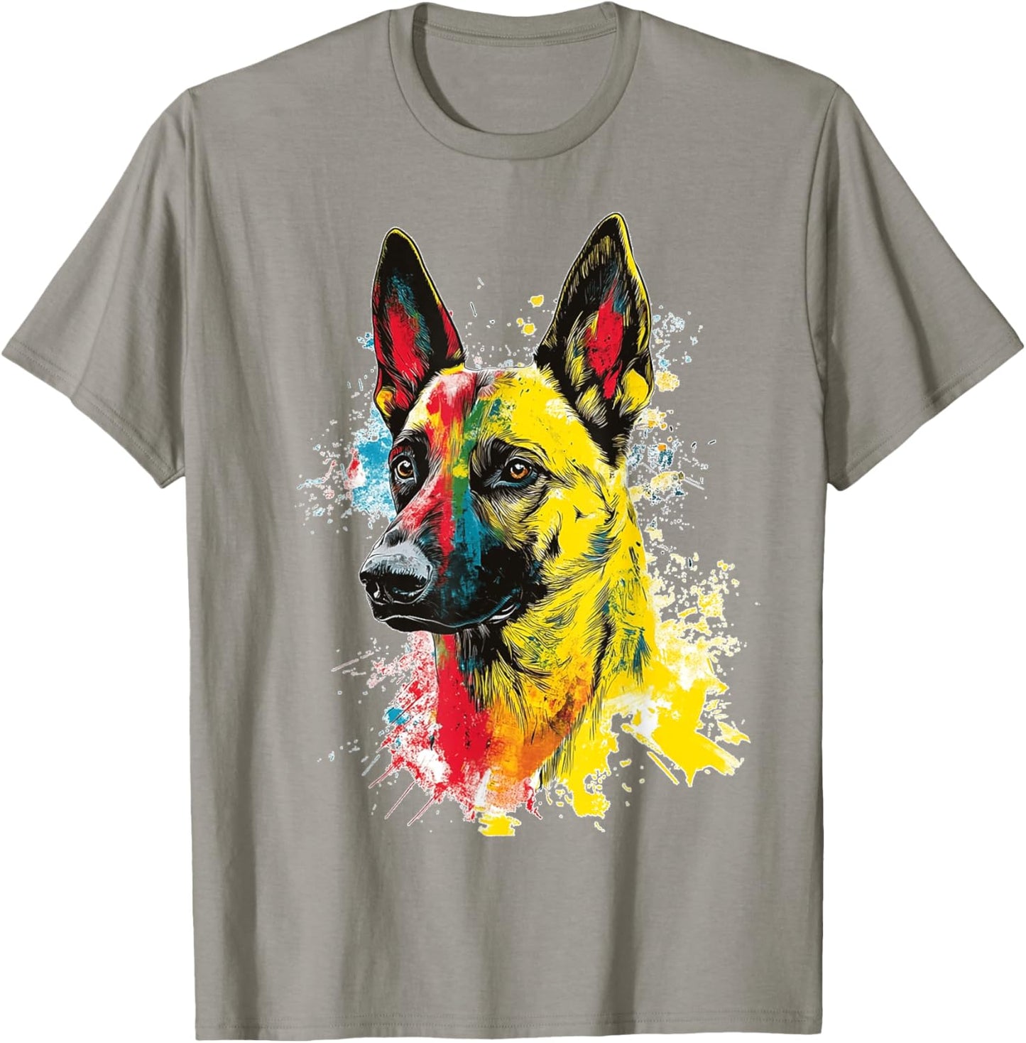 Belgian Malinois Dog Graphic Pet Art Belgian Malinois Women Kids T-Shirt - T-Shirt | Sand