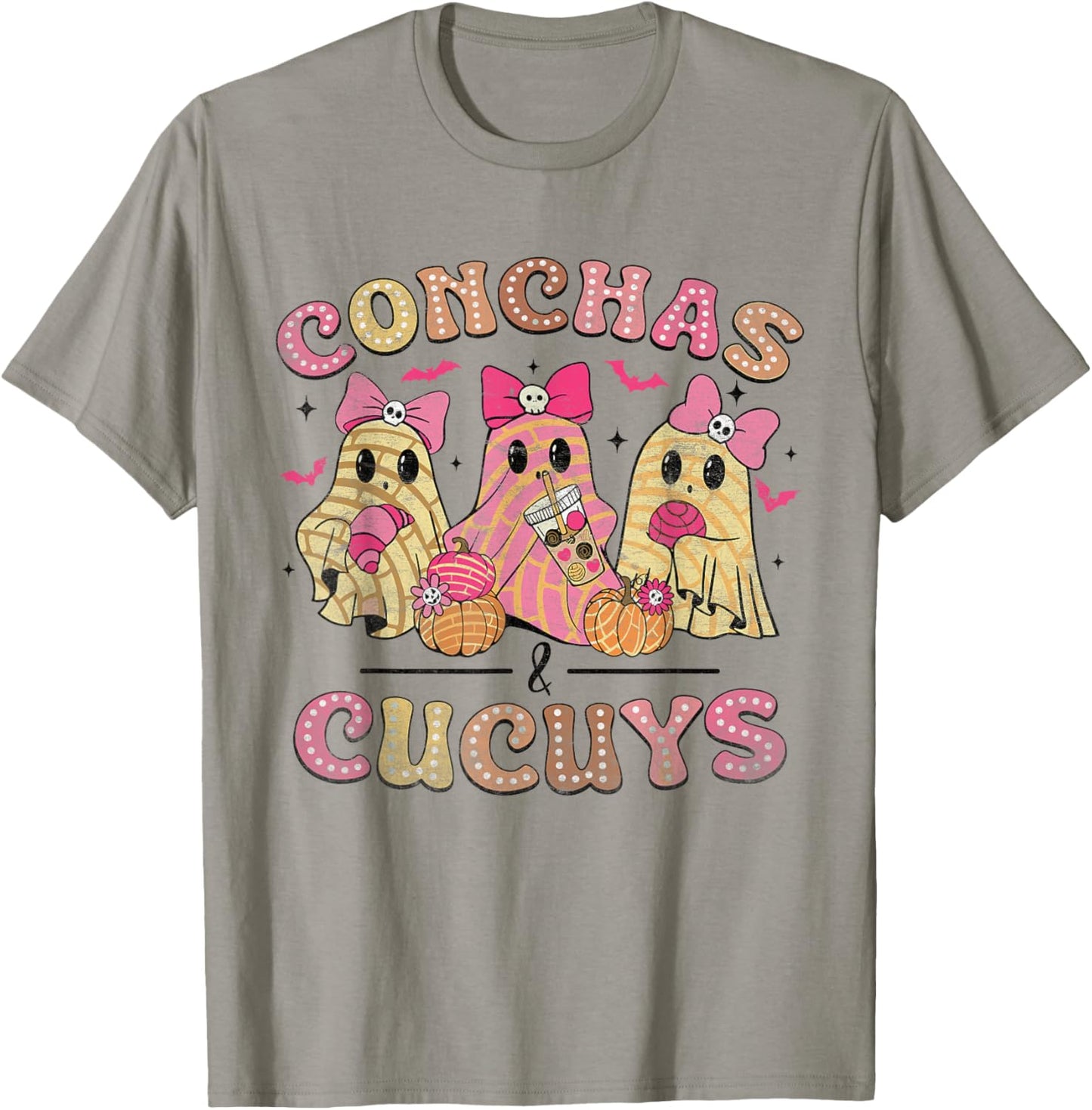 Pantasmas Conchas And Cucuys Mexican Halloween Costume T-Shirt - T-Shirt | Sand