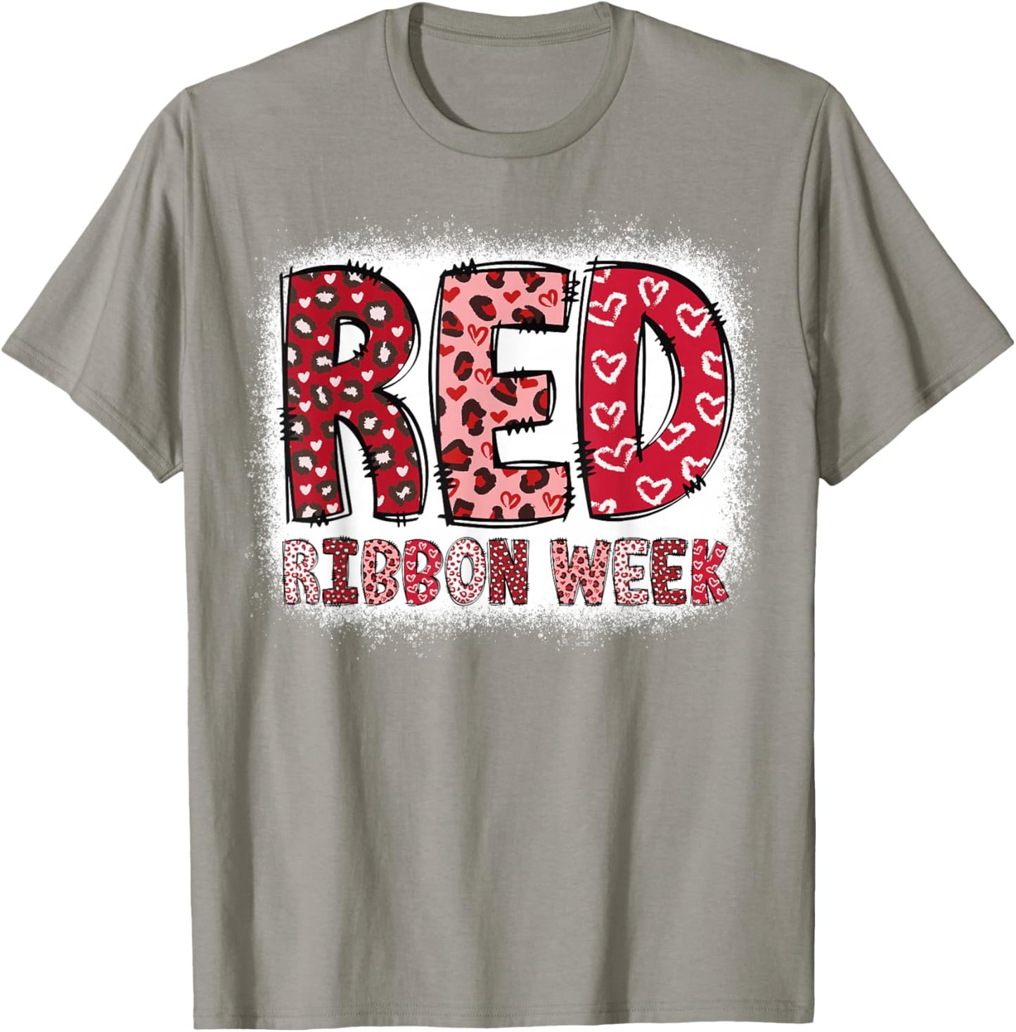 Red Ribbon Week T-Shirt - T-Shirt | Sand
