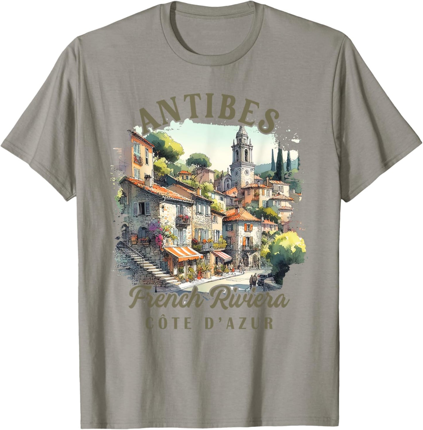 Antibes Traveling French Riviera Cote d'Azur Trip Souvenir T-Shirt - T-Shirt | Sand