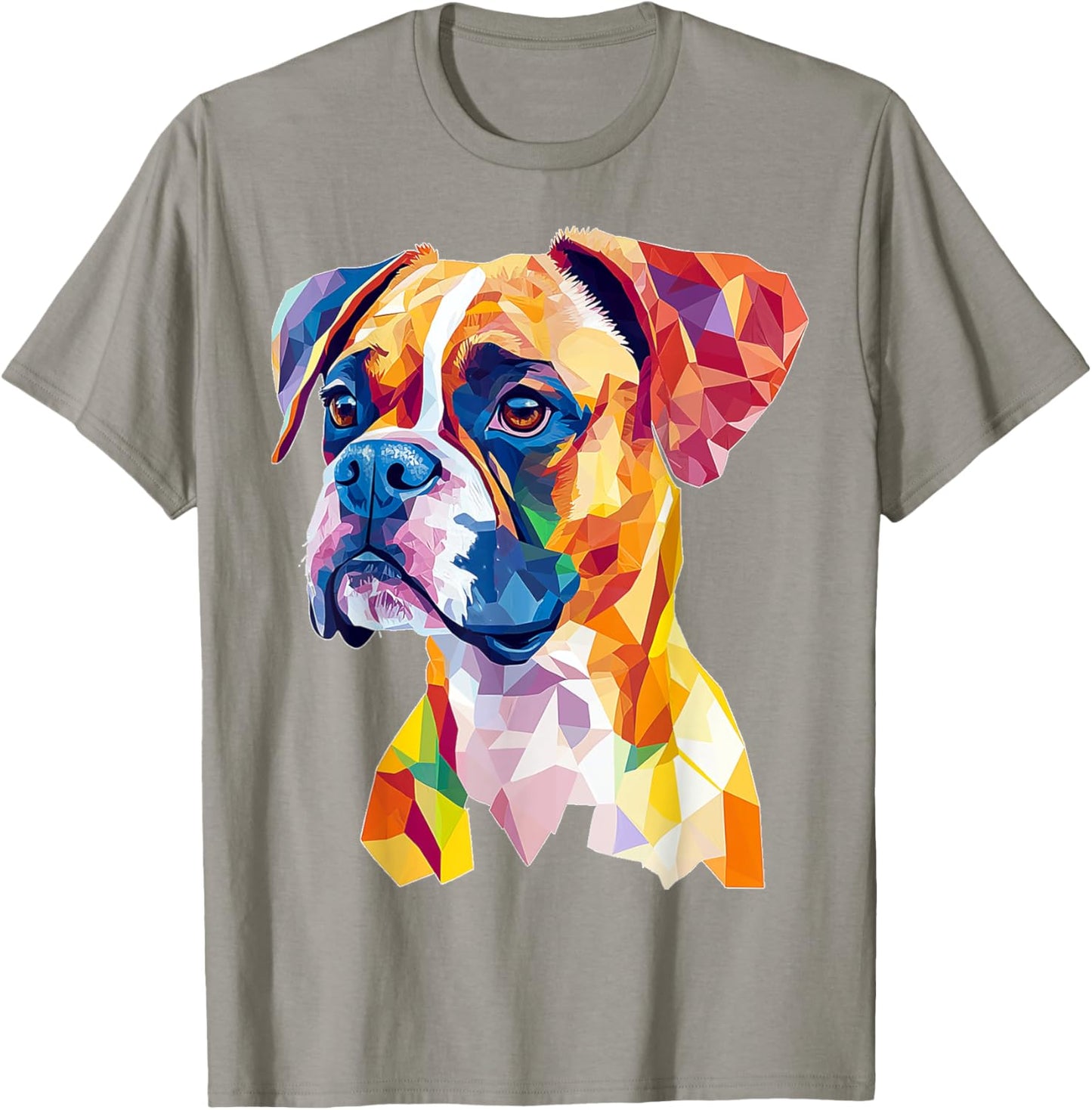 Boxer Dog Graphic Pet Art Boxer Women Kids T-Shirt - T-Shirt | Sand