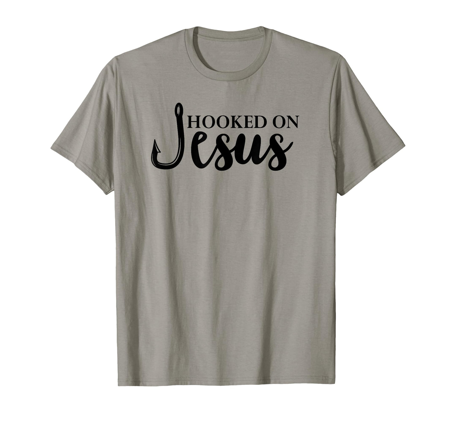Hooked on Jesus TShirt,Jesus Fisherman Shirt,Hooked on Jesus T-Shirt