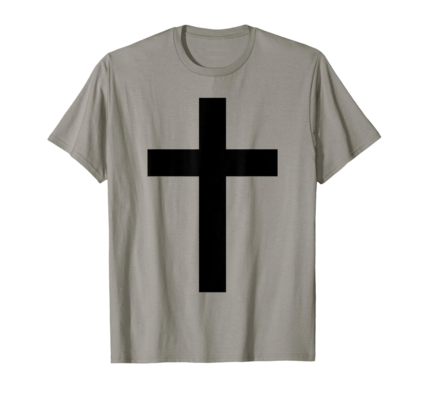 Black Cross White T-Shirt