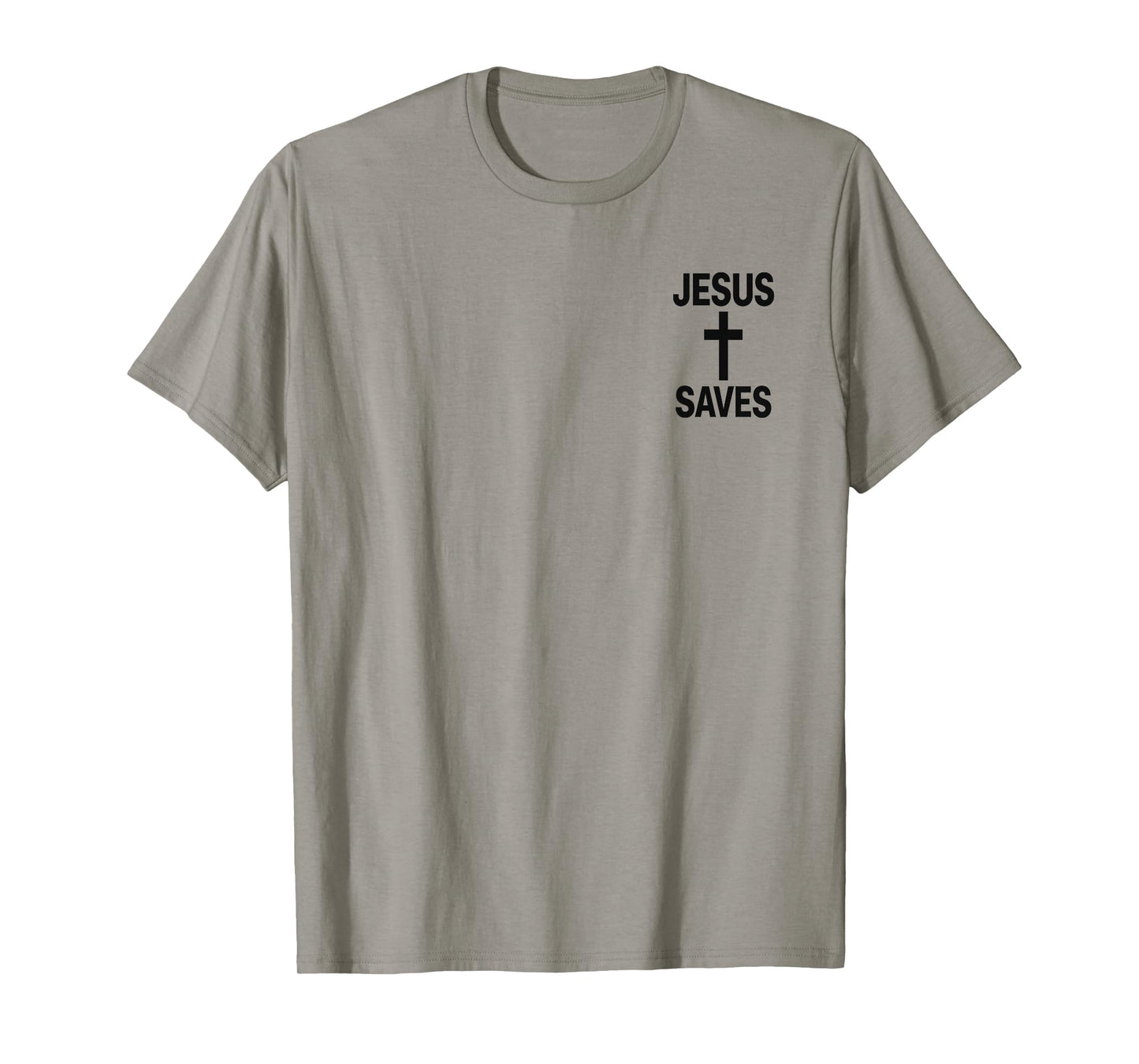 Jesus Saves Christian - Front and Back Design T-Shirt