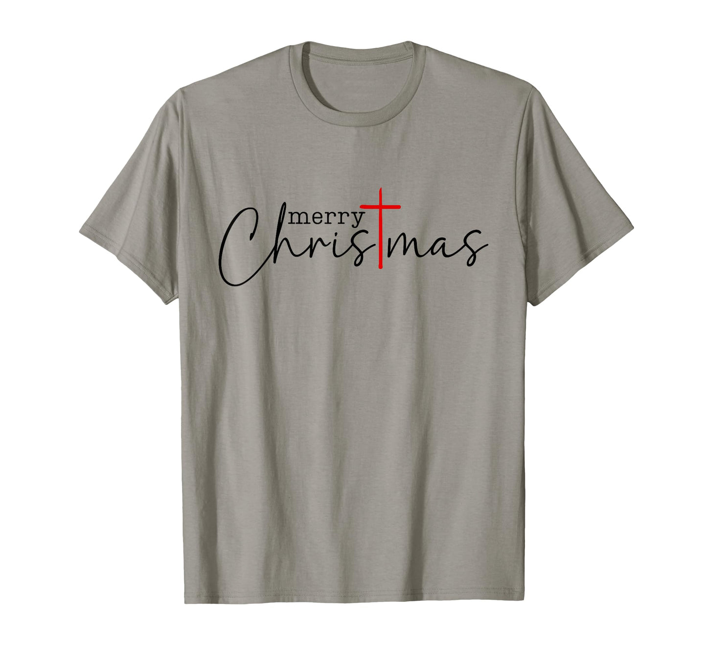Merry Christmas Cross Christ Xmas Mens Womens Costume T-Shirt