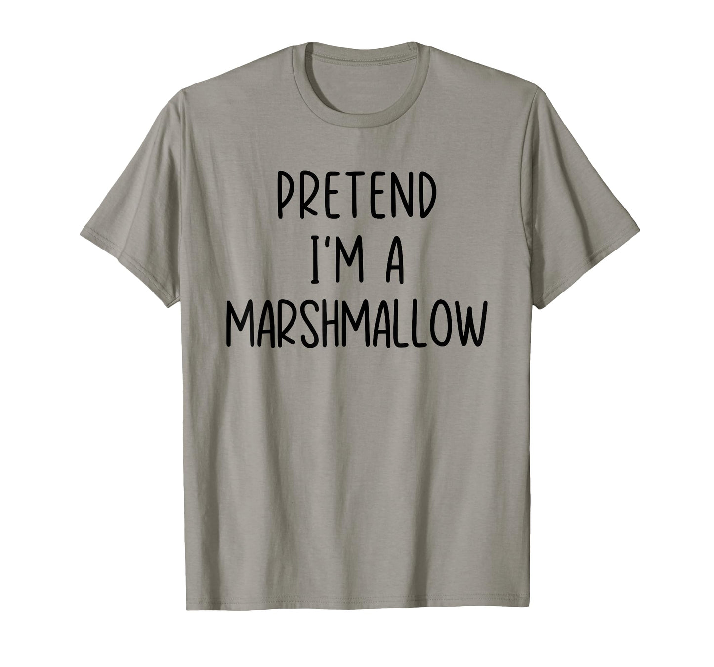 Funny Pretend I'm A Marshmallow Costume Halloween Easy T-Shirt