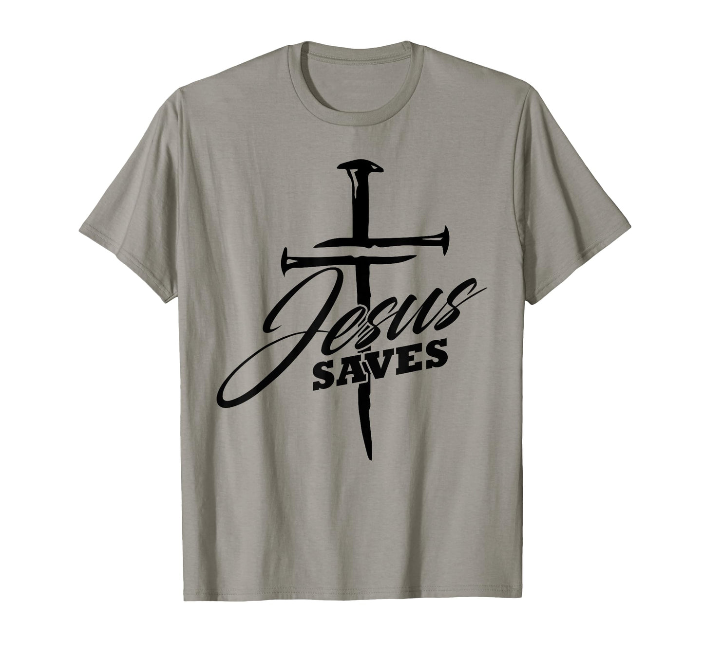 Jesus Saves Christian Cross God Faith Minimal Bible Pray T-Shirt