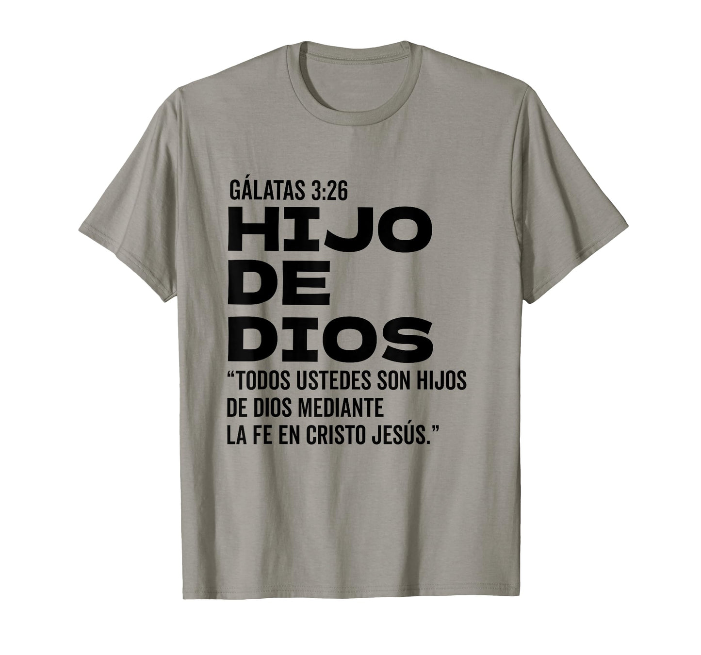 Camiseta cristiana en espanol Versiculo Spanish Christians T-Shirt