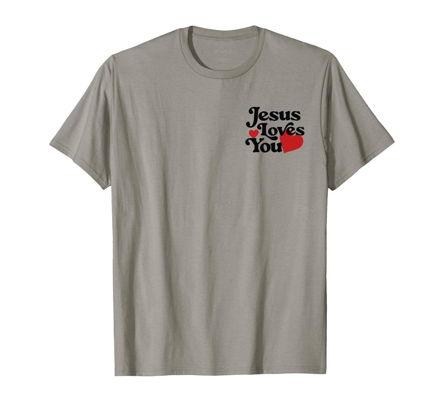 2SIDE Jesus Loves You Christian Graphic T-Shirt