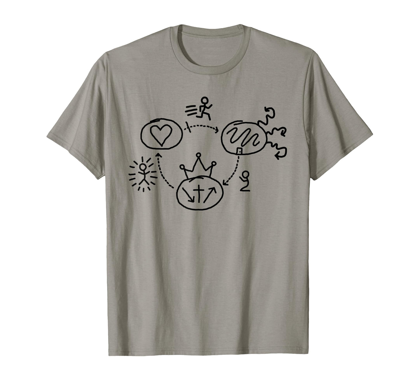 3-Circles - Black Ink T-Shirt