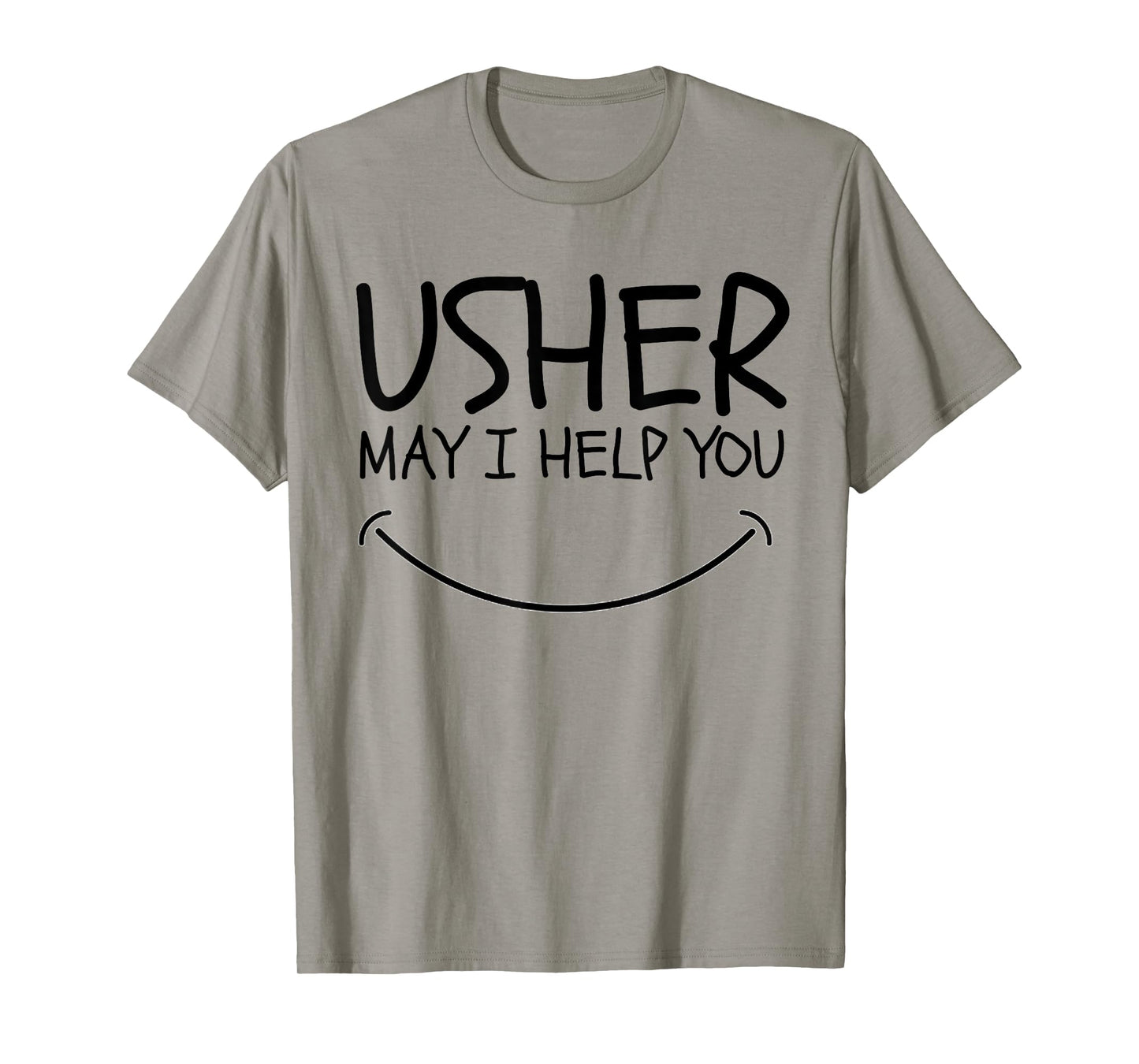 Church Usher Uniform May I Help You Christian Volunteer T-Shirt