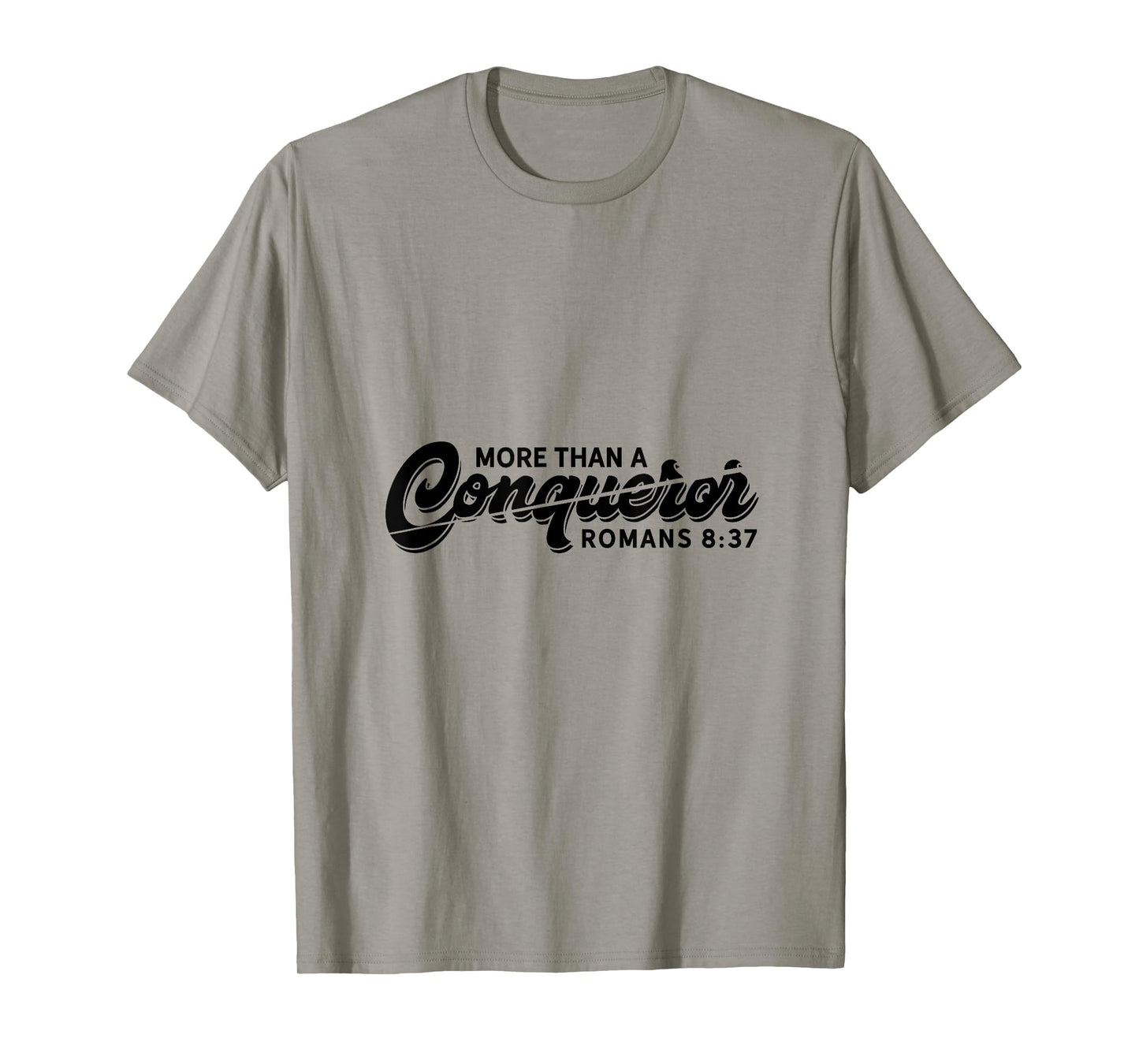 Bible Verse Shirts Christian Quote Romans 8:37 Conqueror
