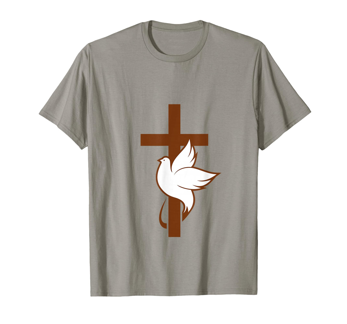 Cross with White Dove - Symbol of Faith, Peace and Hope T-Shirt