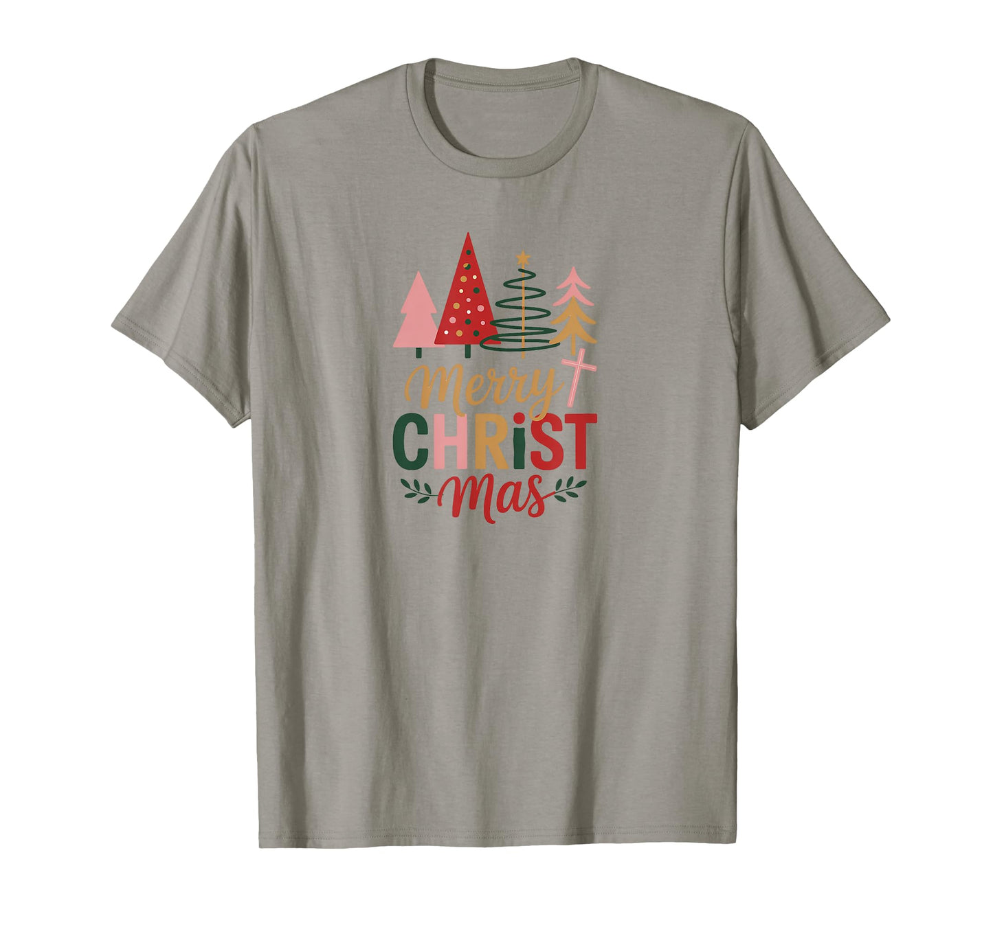 Merry Christmas Tree Christian Holiday T-Shirt