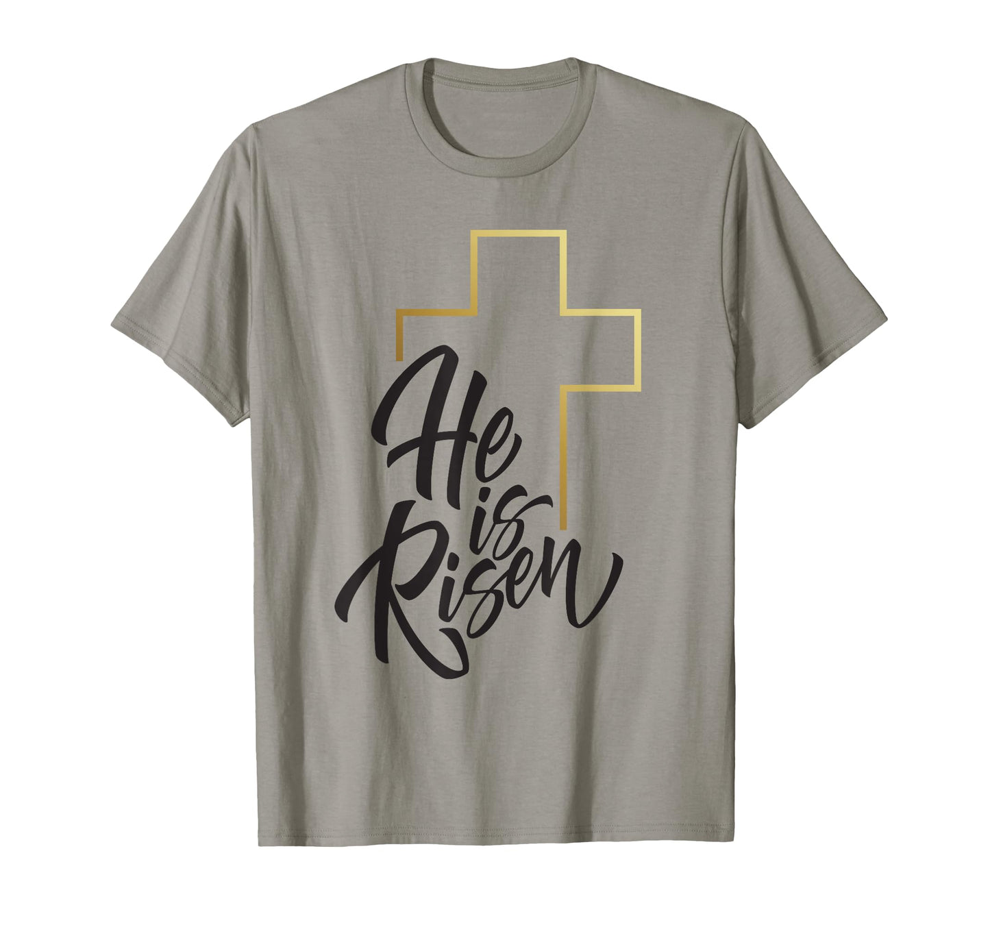 Happy Easter Shirt He Is Risen Jesus Cross Scripture Matthew T-Shirt