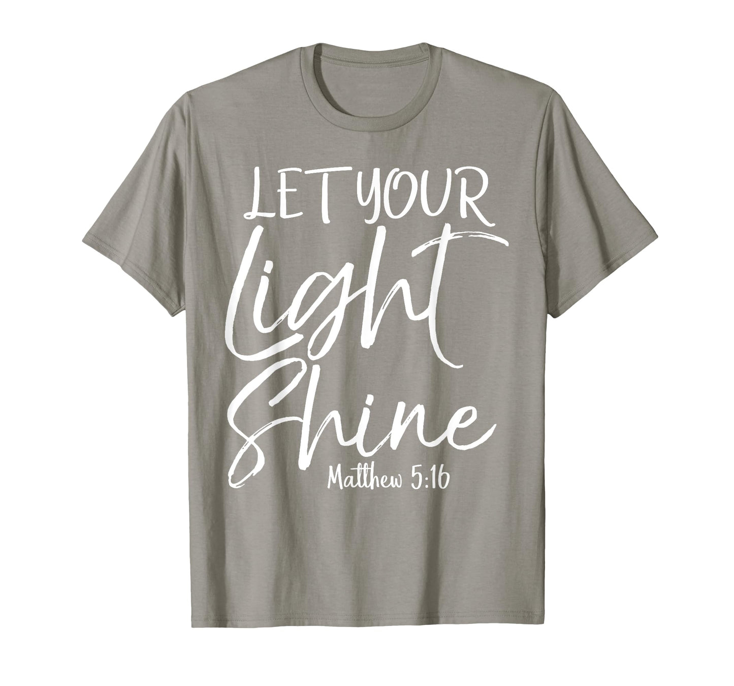 Let Your Light Shine Shirt Vintage Bold Cool Christian Tee T-Shirt