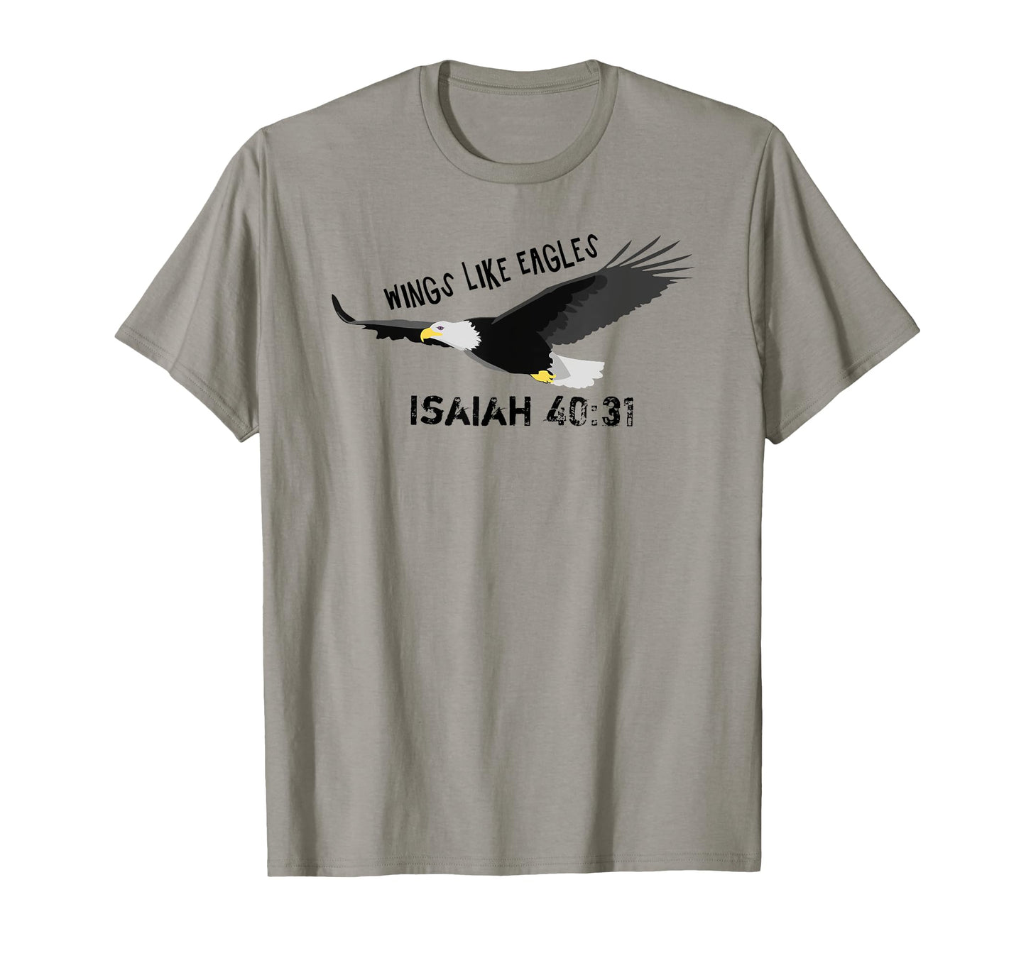 Wings Like Eagles - Isaja 40.31 - Bible Verse - Jesus 4m3 T-Shirt