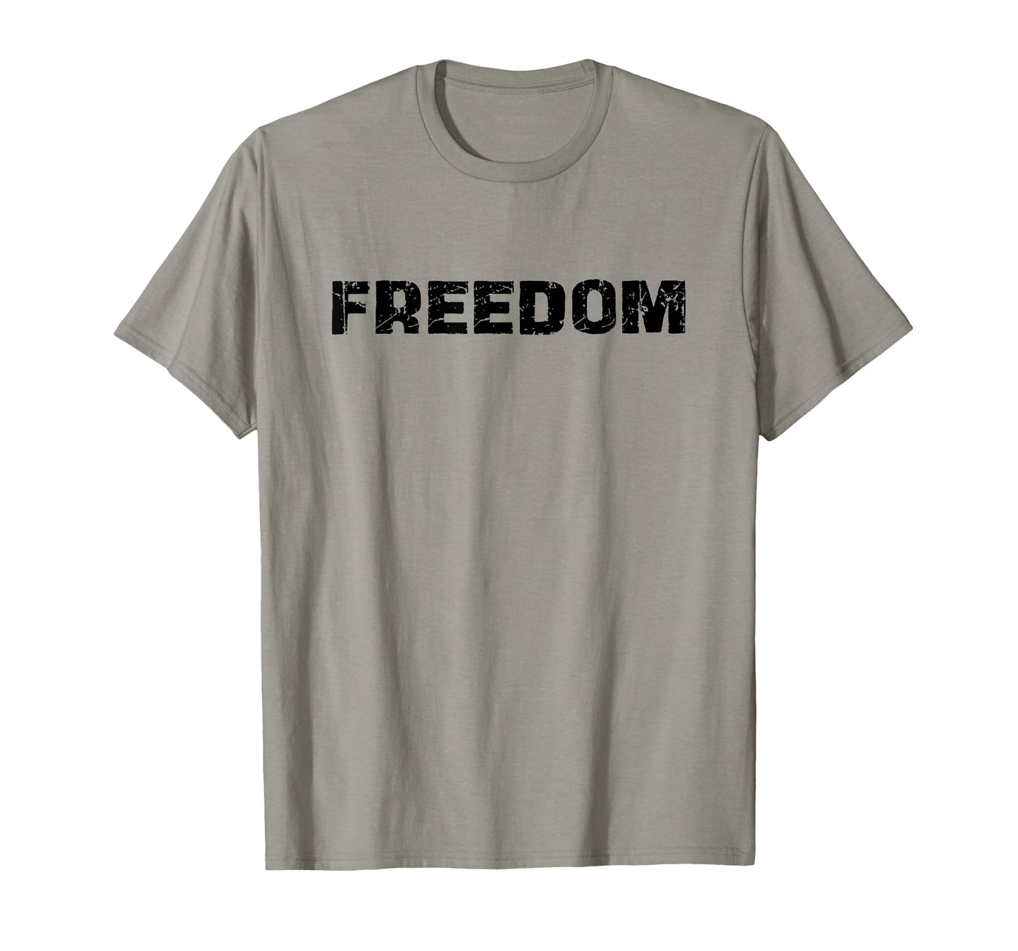 Freedom Bold Minimalist Design Free Nation T-Shirt