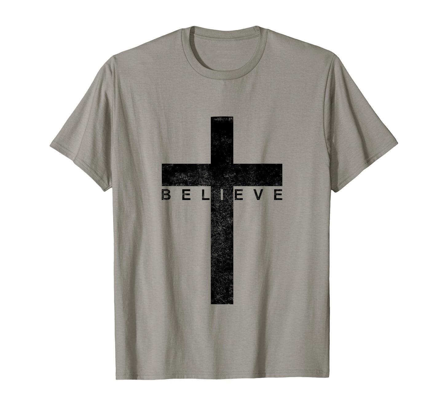 Believe in Cross, Christian Saying T-Shirt
