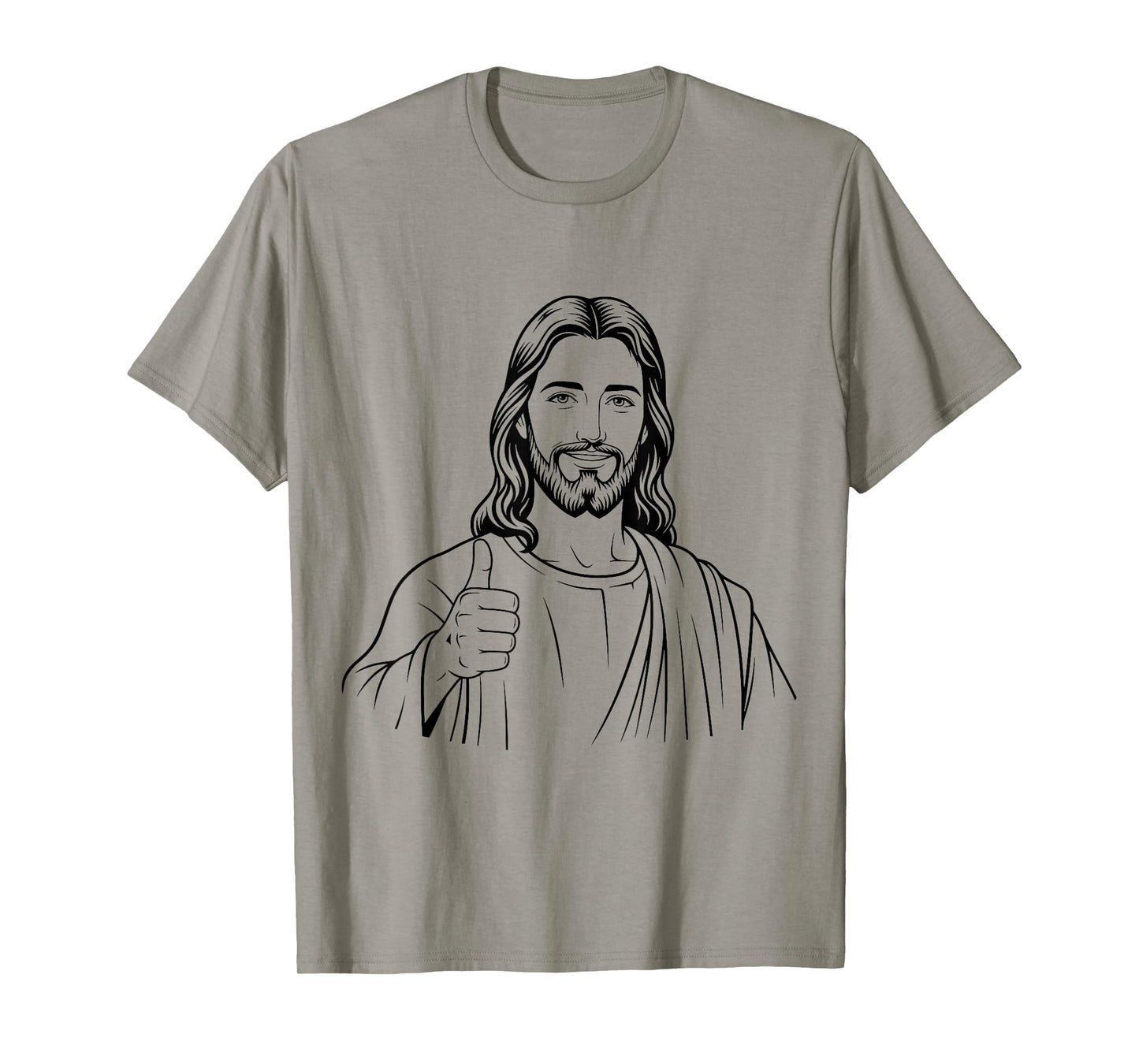 Jesus Christ Thumbs Up Funny Christianity Roman Catholic T-Shirt
