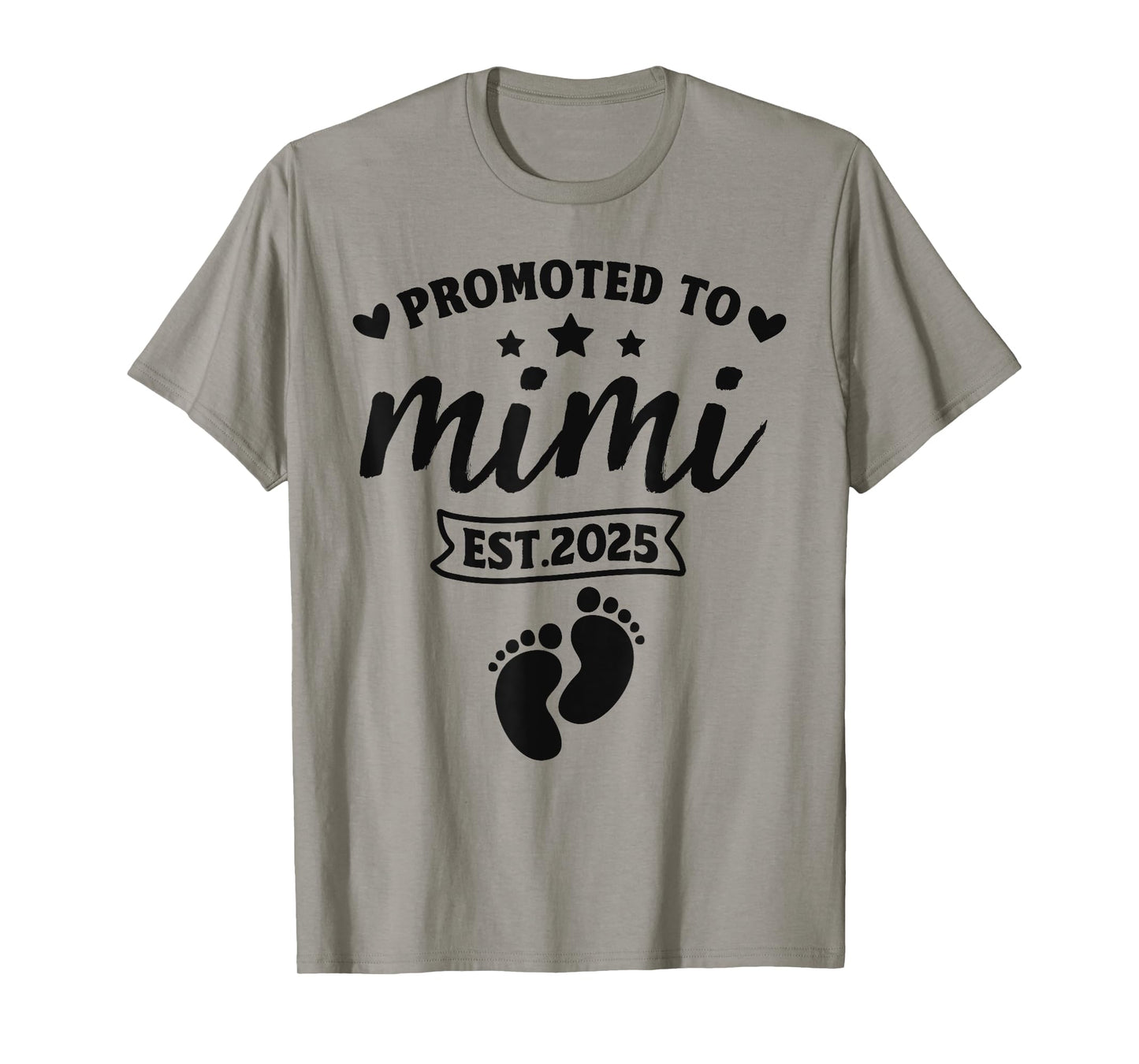 Promoted To Mimi Est. 2025 - Women New Grandma 2025 T-Shirt