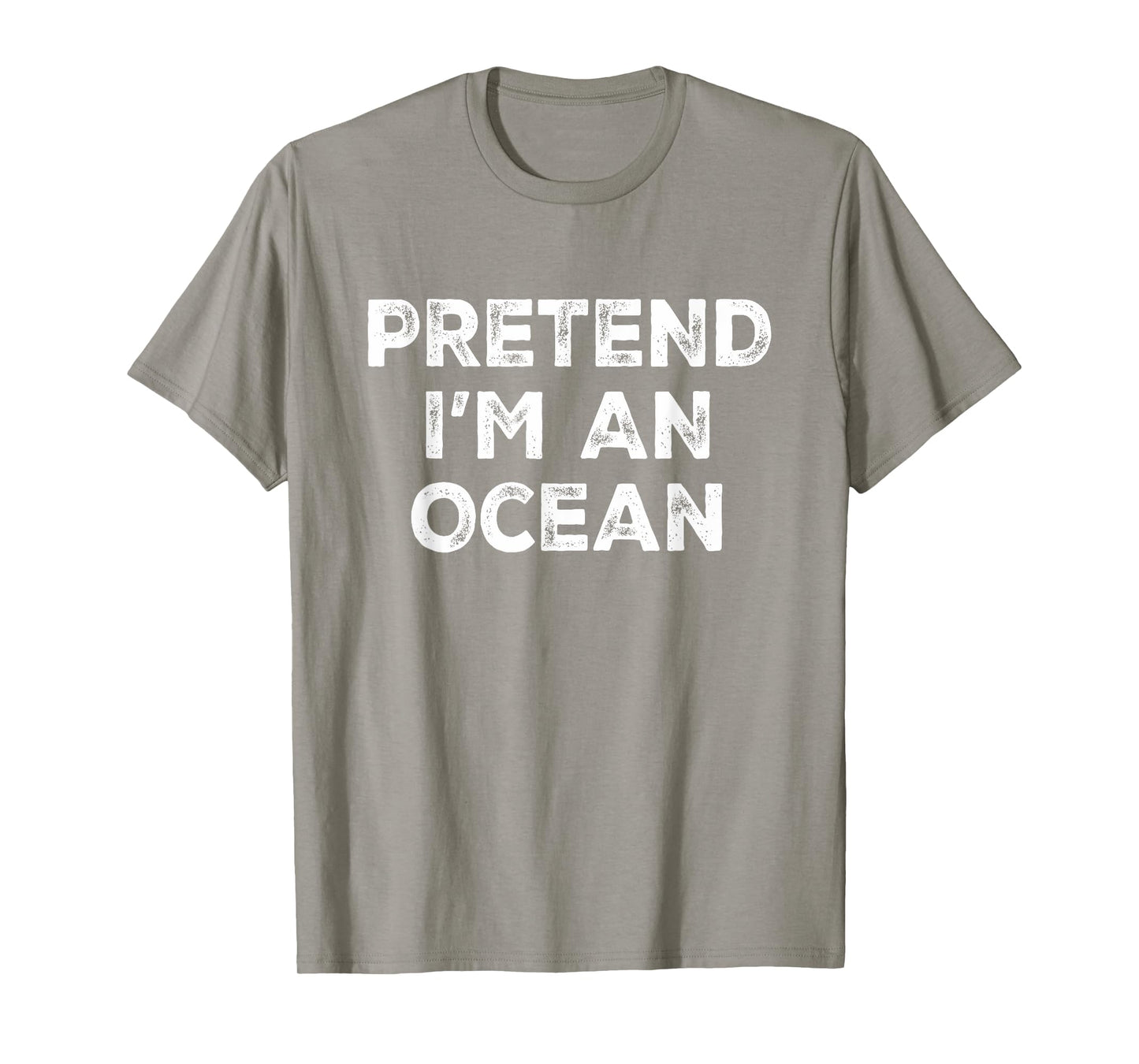 Pretend I'm An Ocean Lazy Halloween Costume T-Shirt