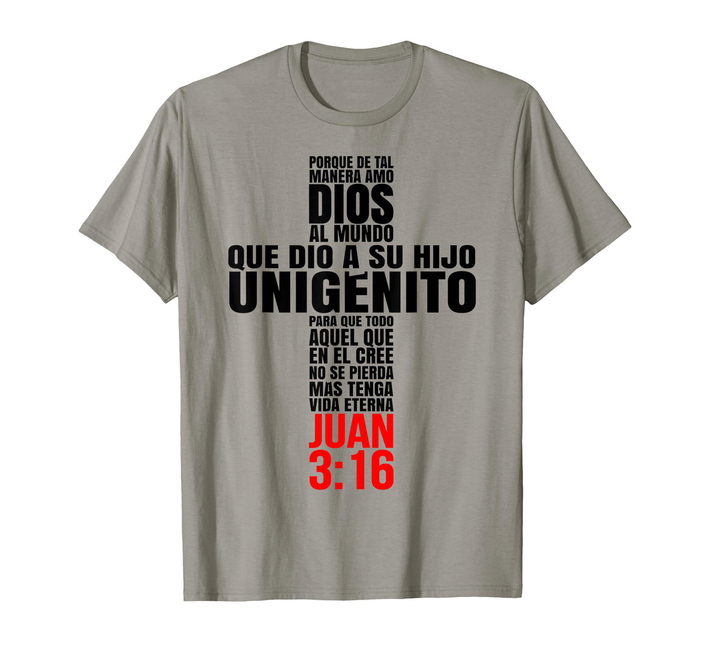 Funny Cross Juan 3 16 Quotes for Christians T-Shirt