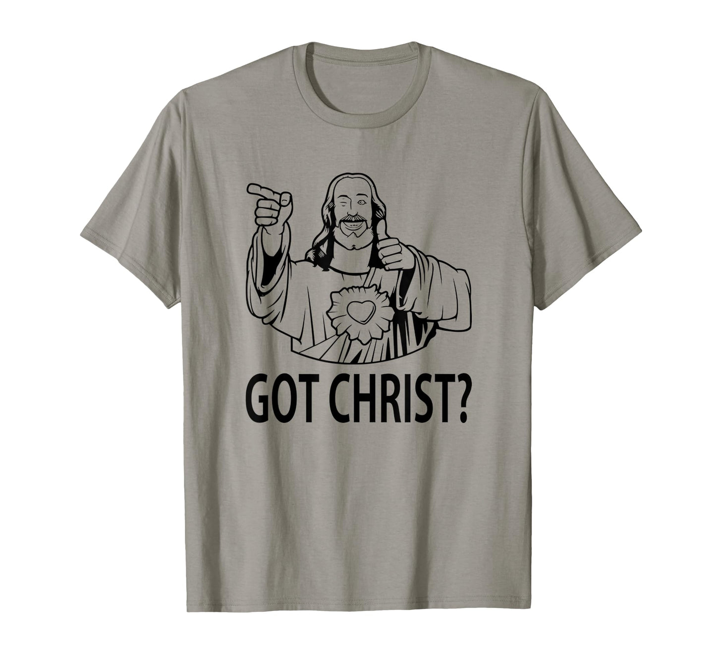 Funny Happy Buddy Jesus Christ Religious Christian T-Shirt