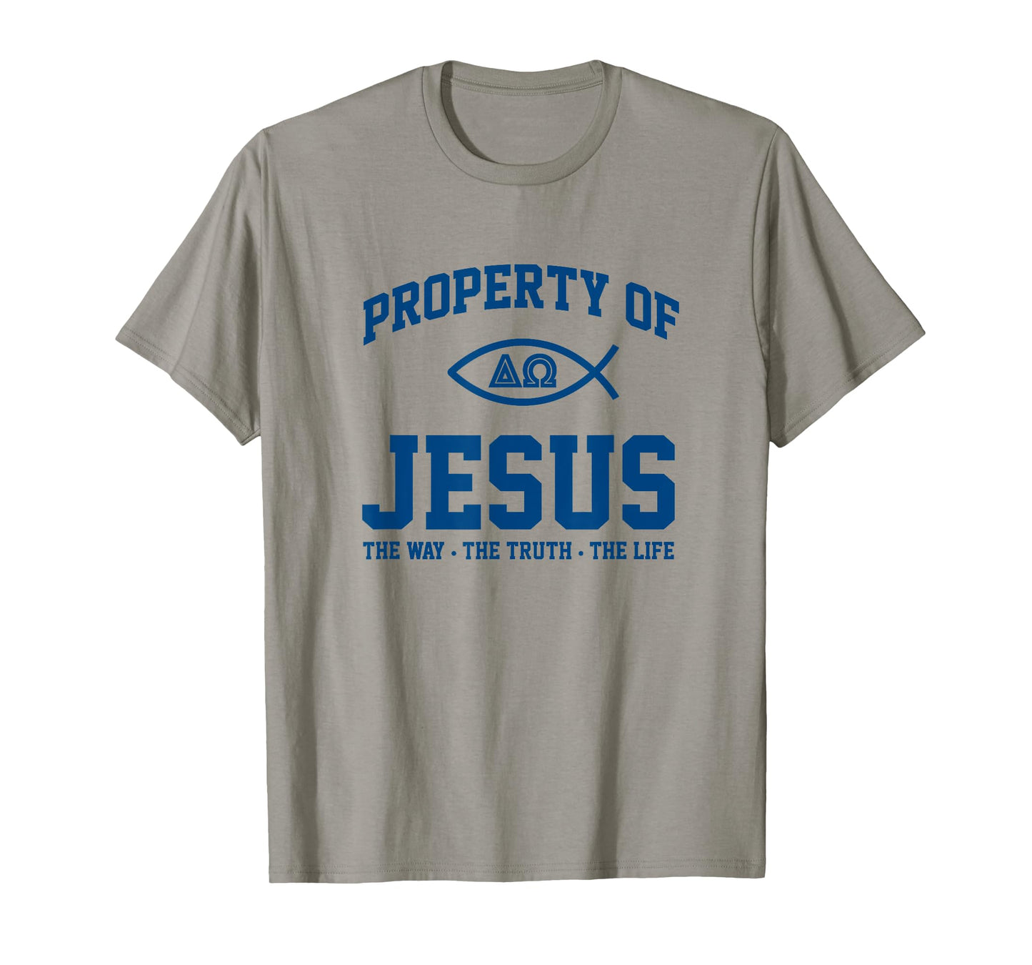 Christian Shirt - Property of Jesus Throwback Gym T-Shirt