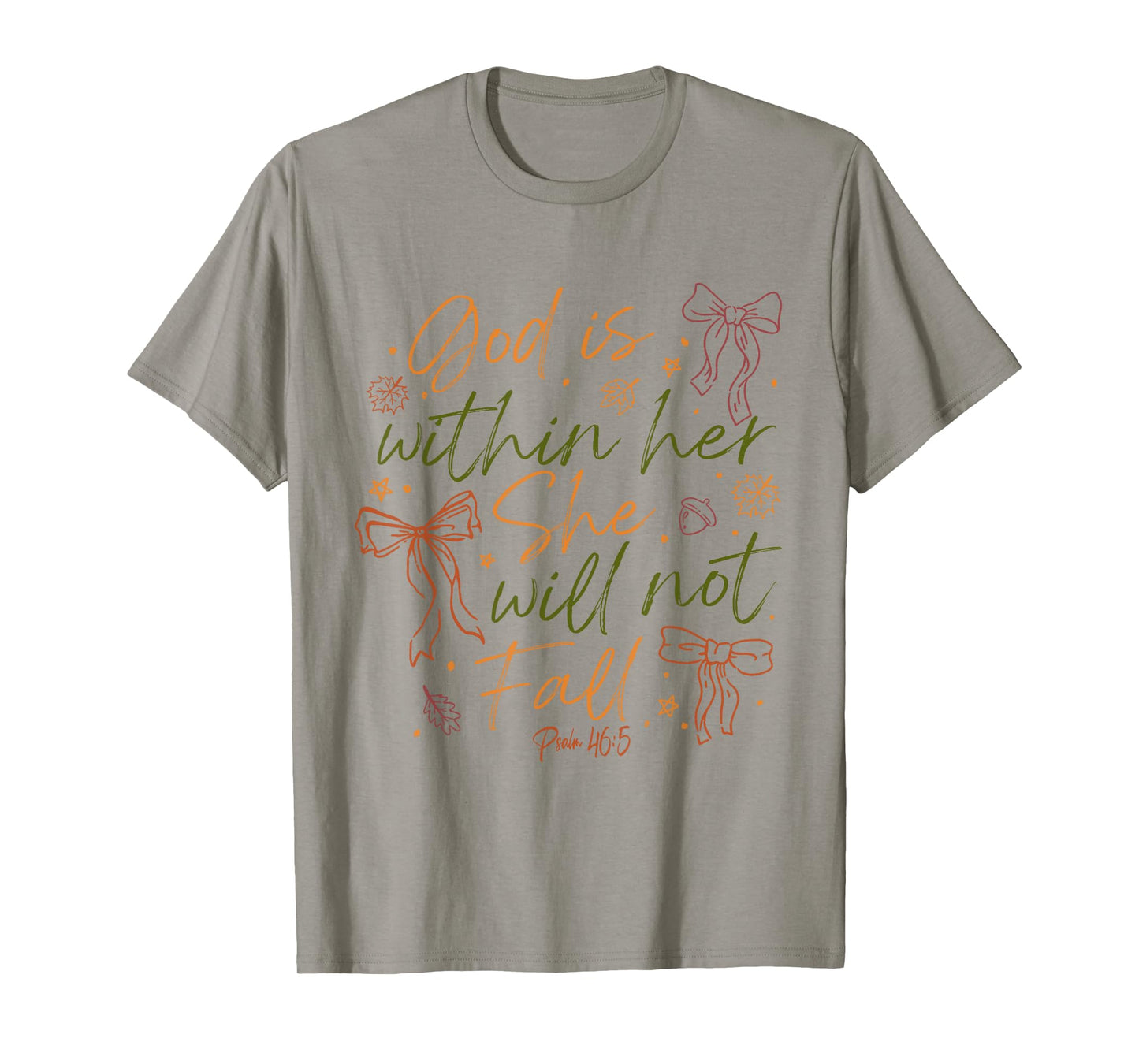 God is Within Her She Will Not Fall T-Shirt