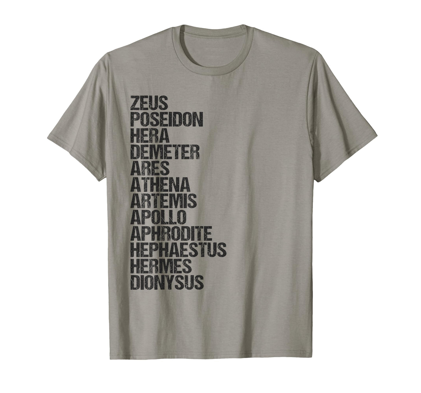 Agema Apparel Unisex-Adults Greek Mythology T-Shirt, White, Small, Short Sleeve