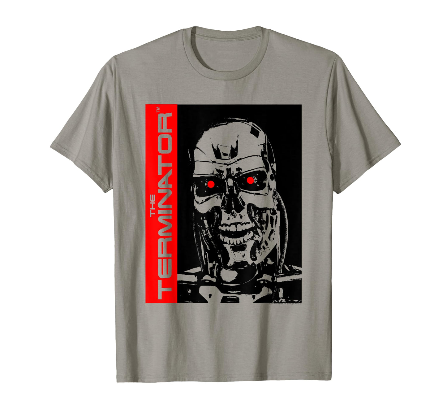 The Terminator High Contrast Endoskeleton Robot Action Movie T-Shirt