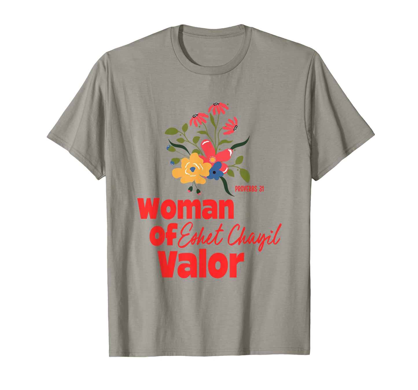 Valor and Virtue: Eshet Chayil T-Shirt