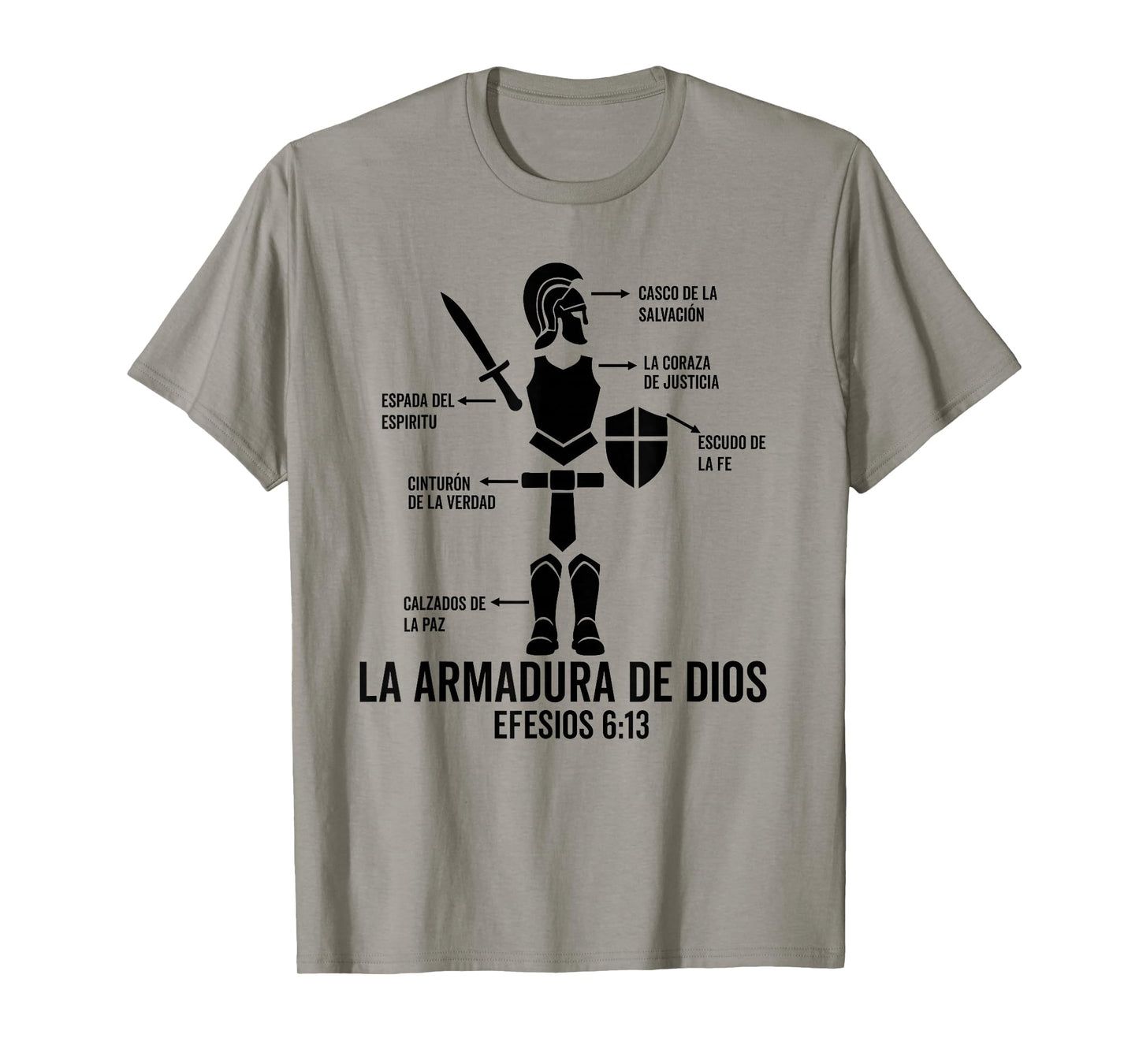 Camiseta cristiana espanol Efesios 6:13 Spanish Christians T-Shirt