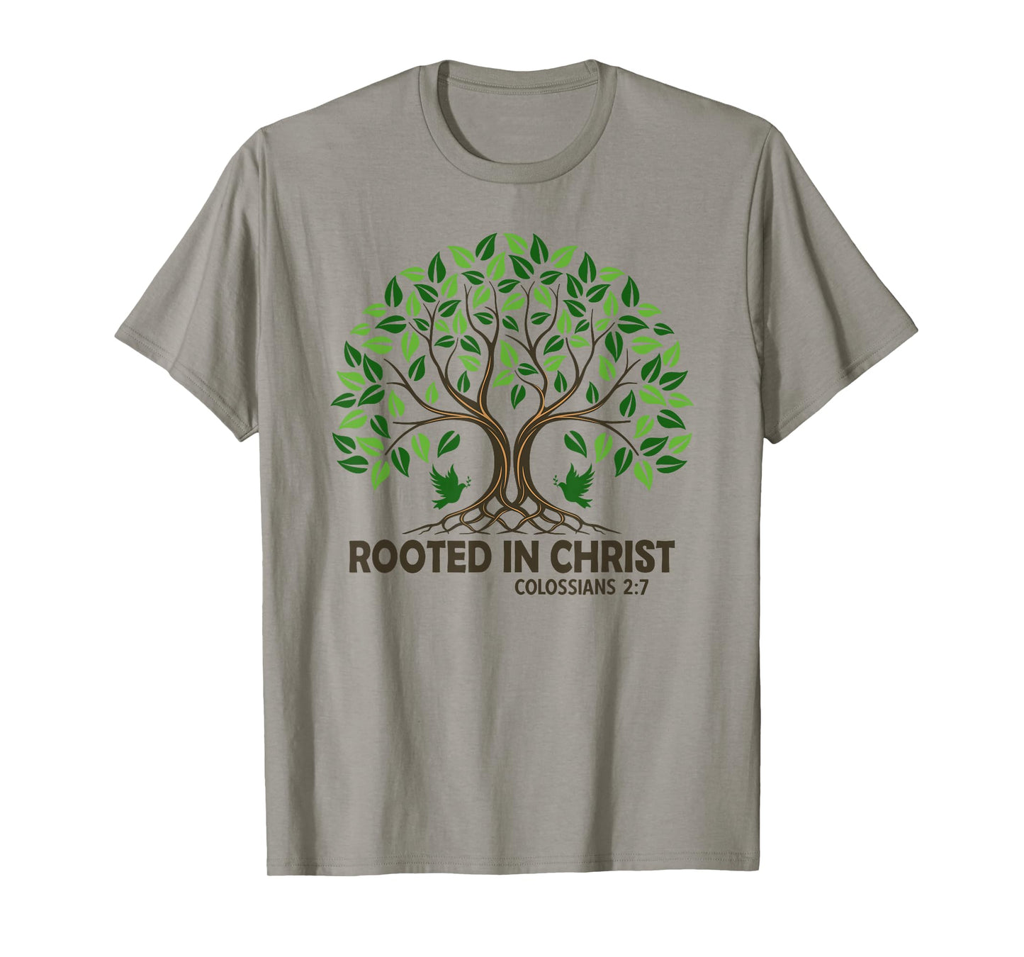 Christians Rooted In Christ Tree God Jesus T-Shirt