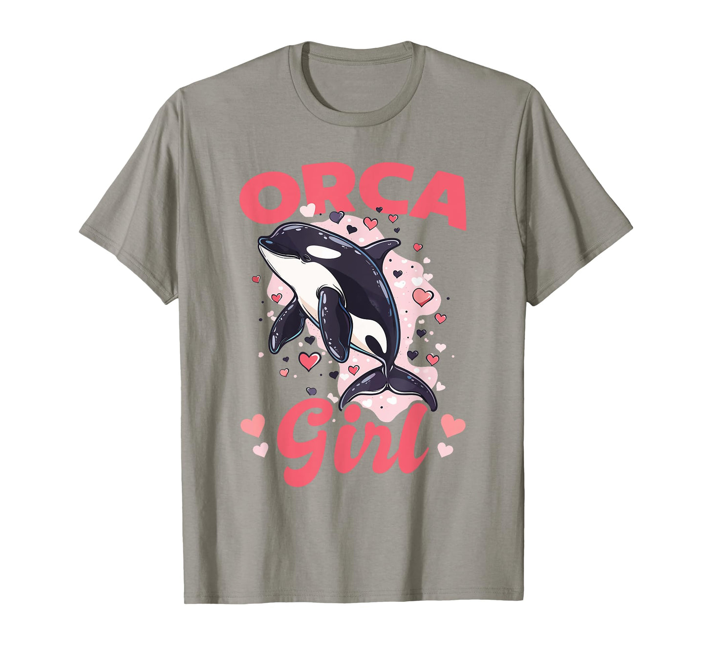 Funny Orca Animal Orca Girl T-Shirt