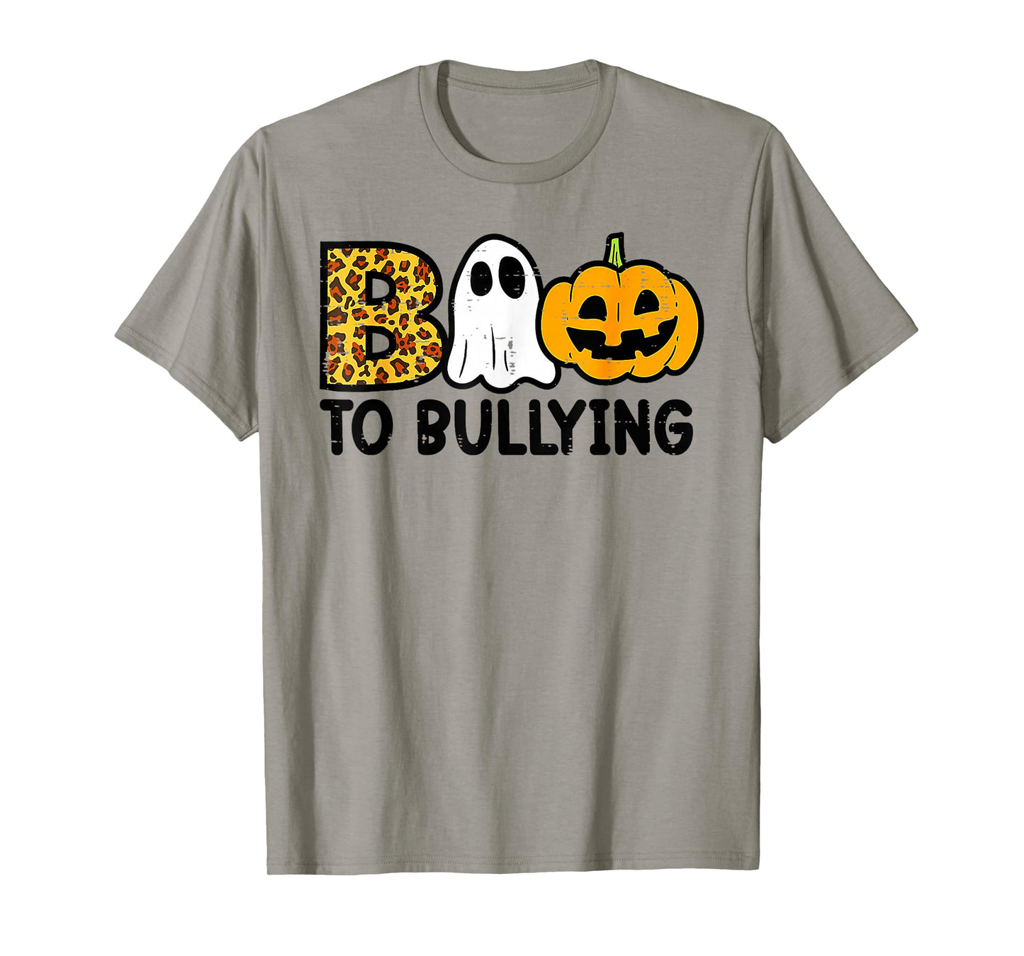 Boo to Bullying Halloween Ghost Anti Bully Unity Day Orange T-Shirt