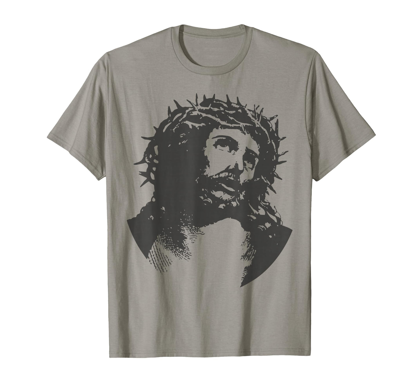 Jesus Christ Crucifix Crucified Easter Crown Thorns Catholic T-Shirt