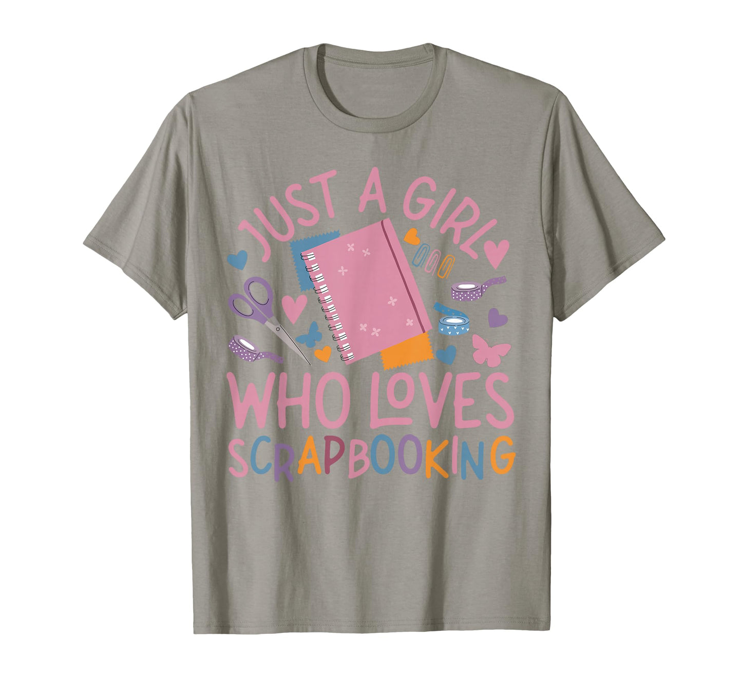 Scrapbooking Girl Just A Girl Who Loves Scrapbooking T-Shirt