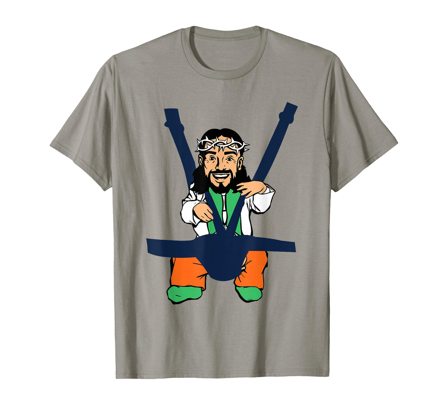 Baby Jesus Shirt in a Baby Carrier Funny Christ T-Shirt T-Shirt