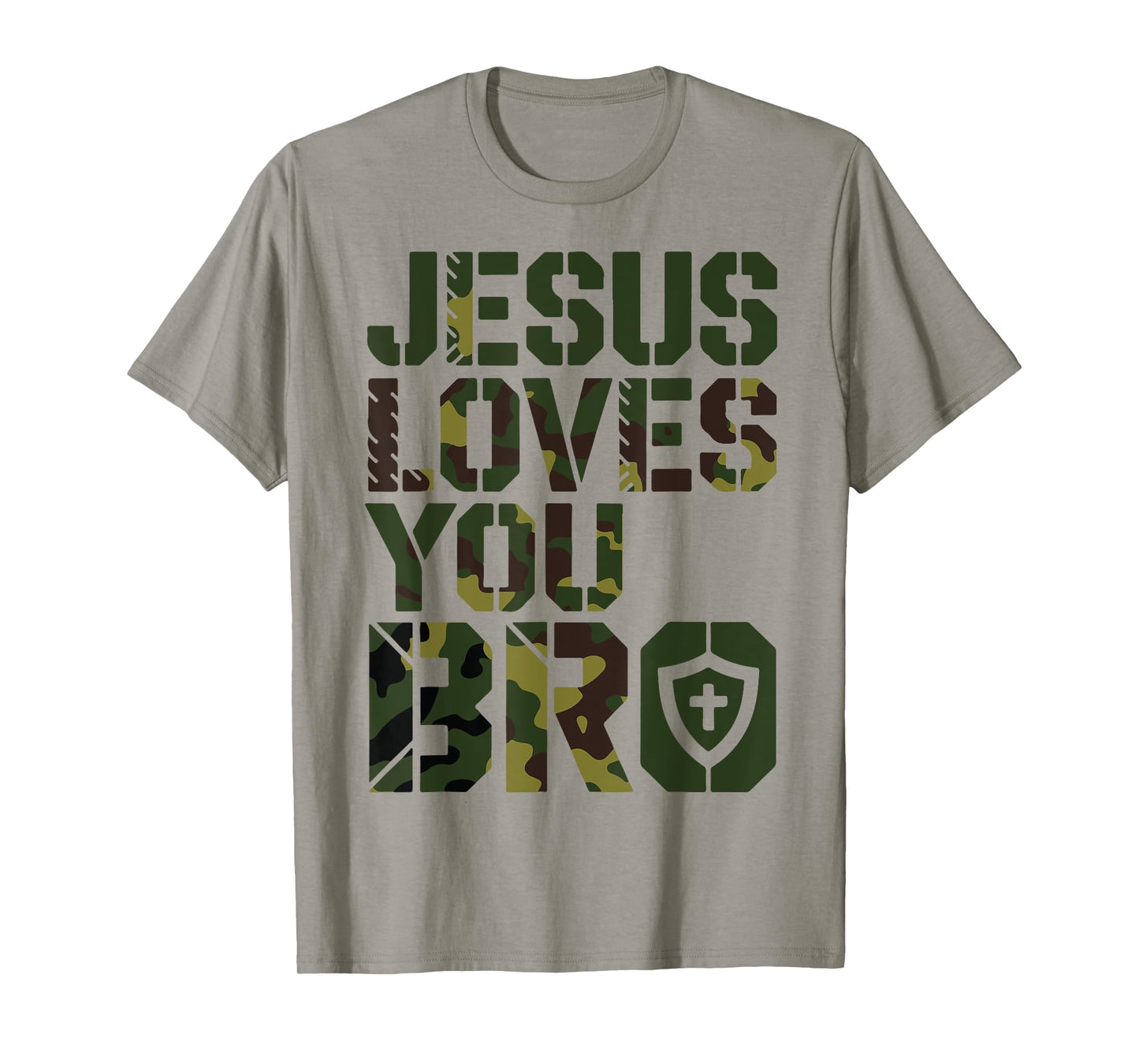 Men Jesus Loves You Bro Funny Christian Boy Godson Toddler T-Shirt