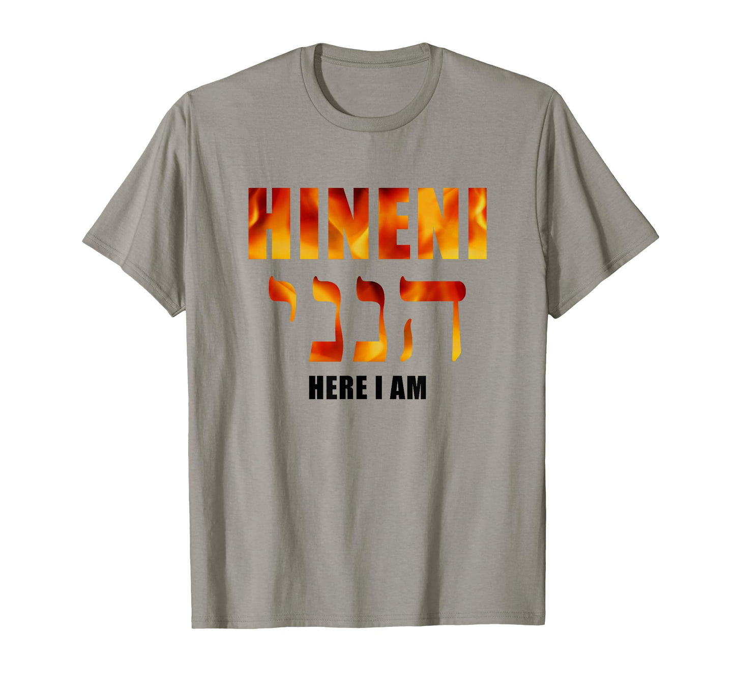 HINENI Here I Am – Hebrew Christian Faith Biblical T-Shirt