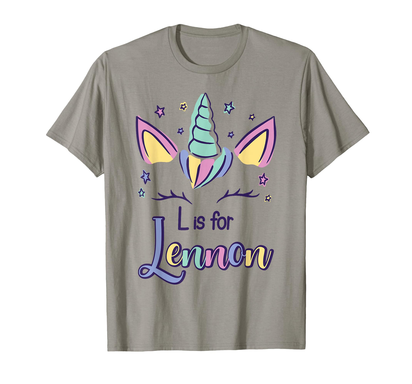 First Name Lennon Personalized L Is For Lennon T-Shirt